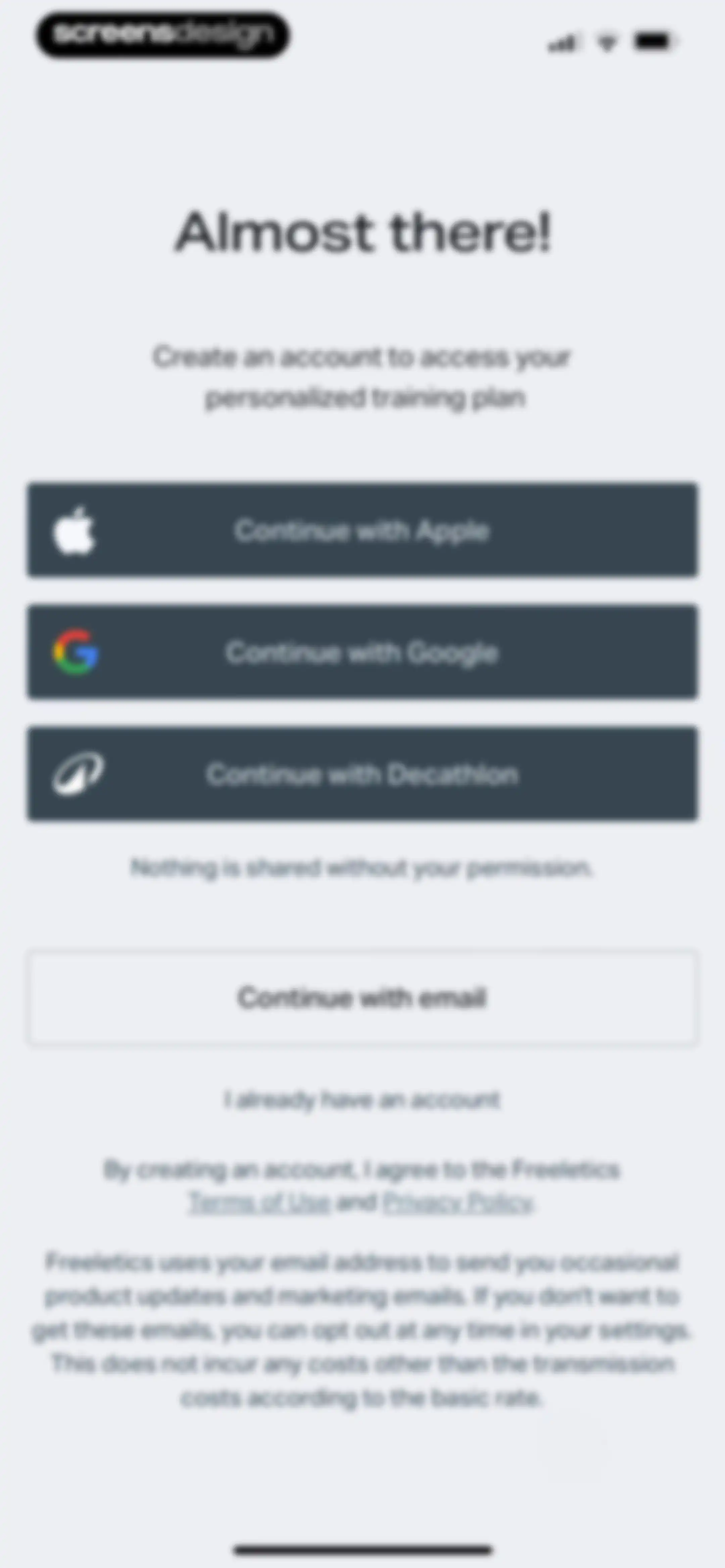 Freeletics: Workouts & Fitness screen 28
