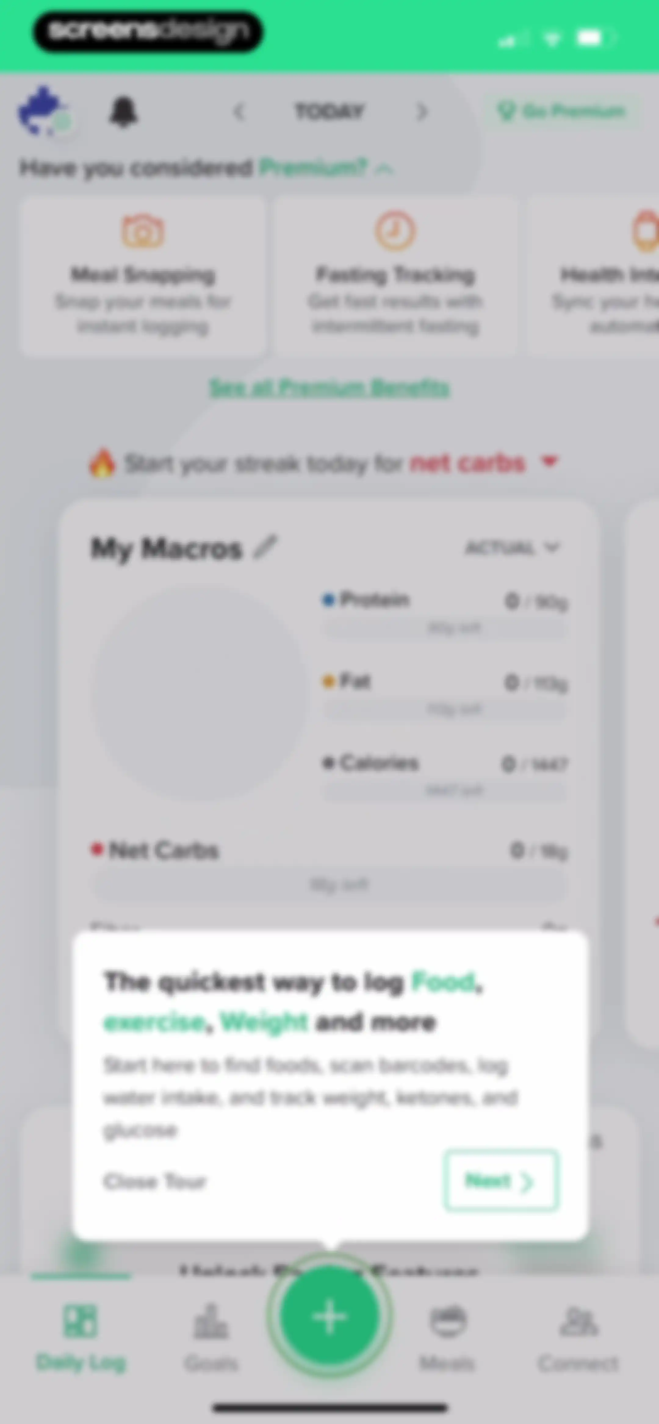 Carb Manager: Keto & Macro Log screen 54