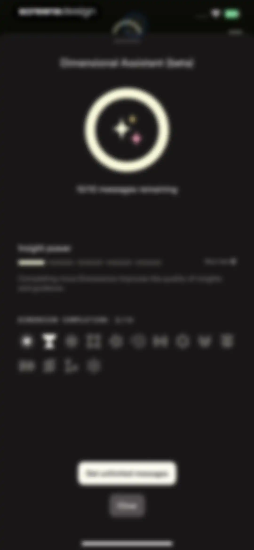Dimensional: Personality Test screen 118