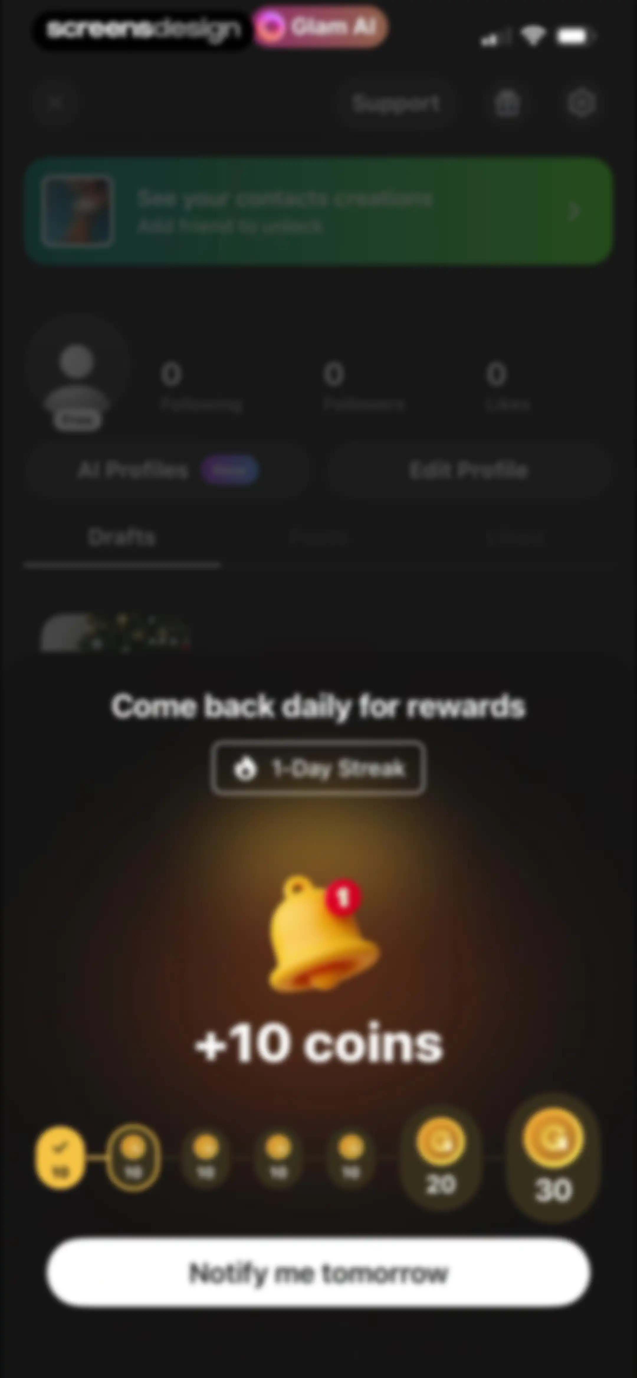 Glam AI: Video & Photo Editor screen 121