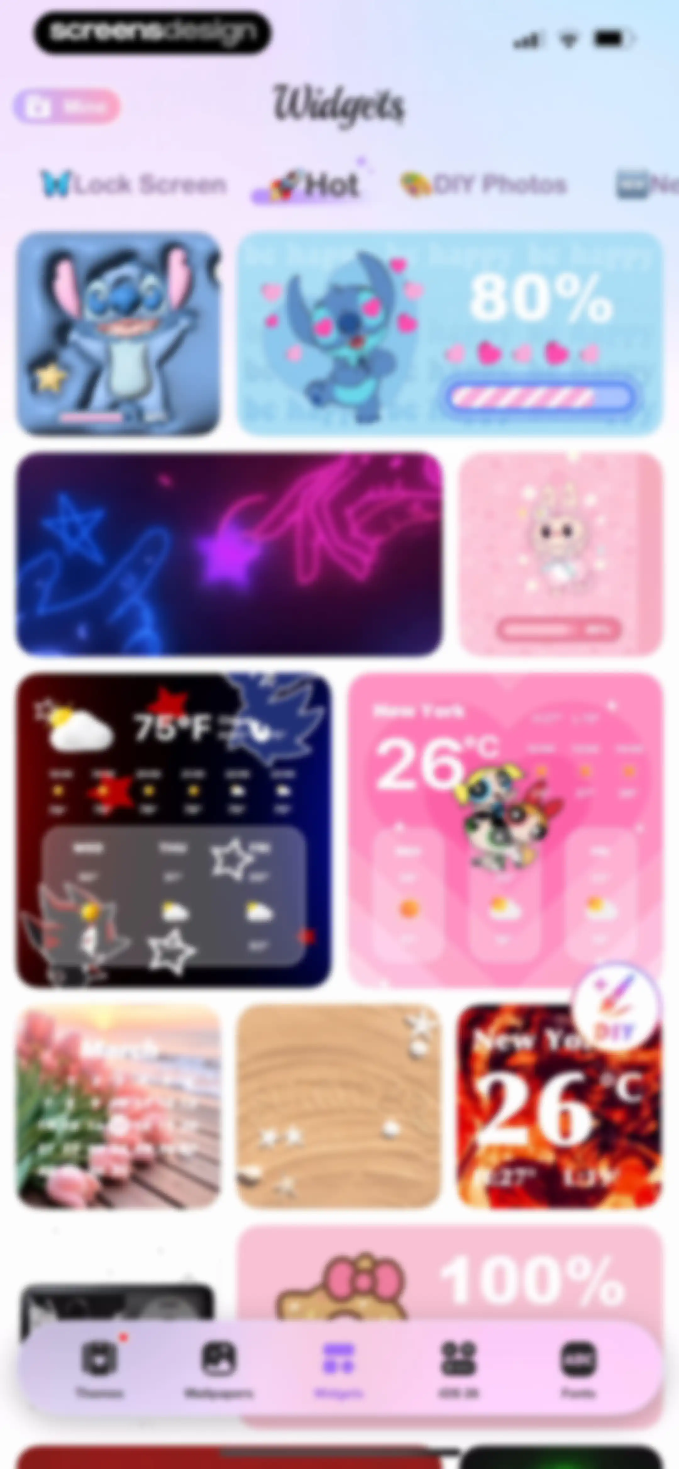 Cool Themes & Fonts: Cute Text screen 104