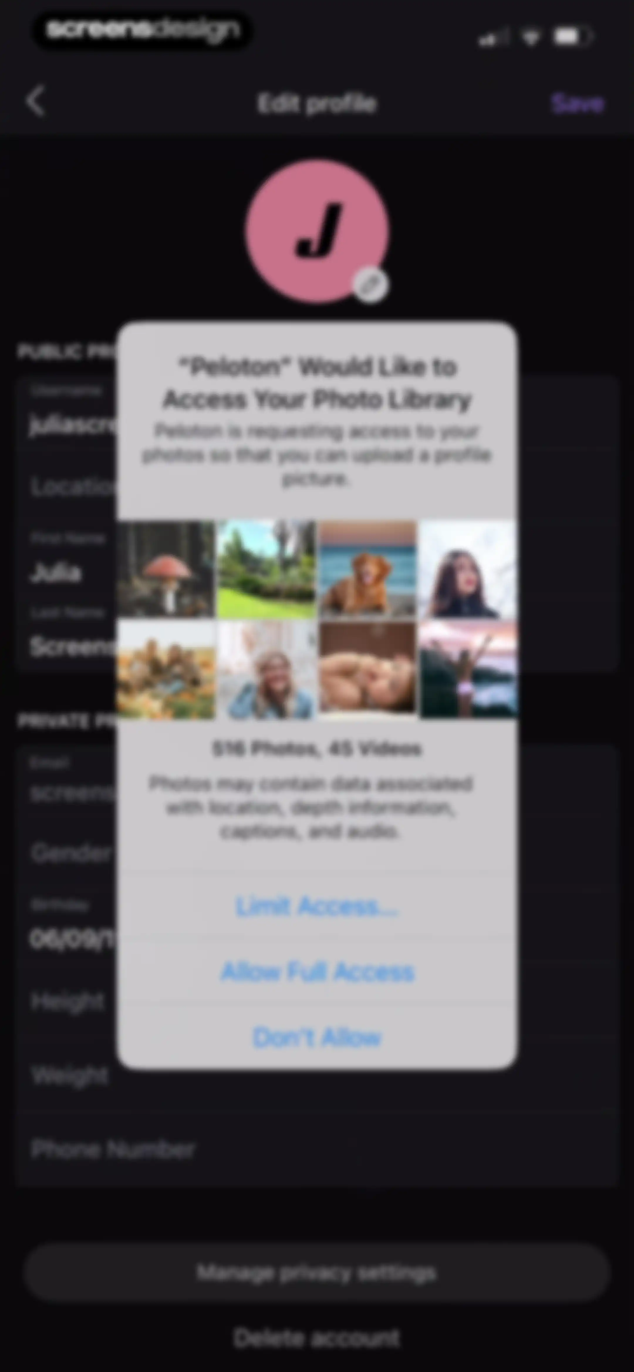 Peloton: Fitness & Workouts screen 239