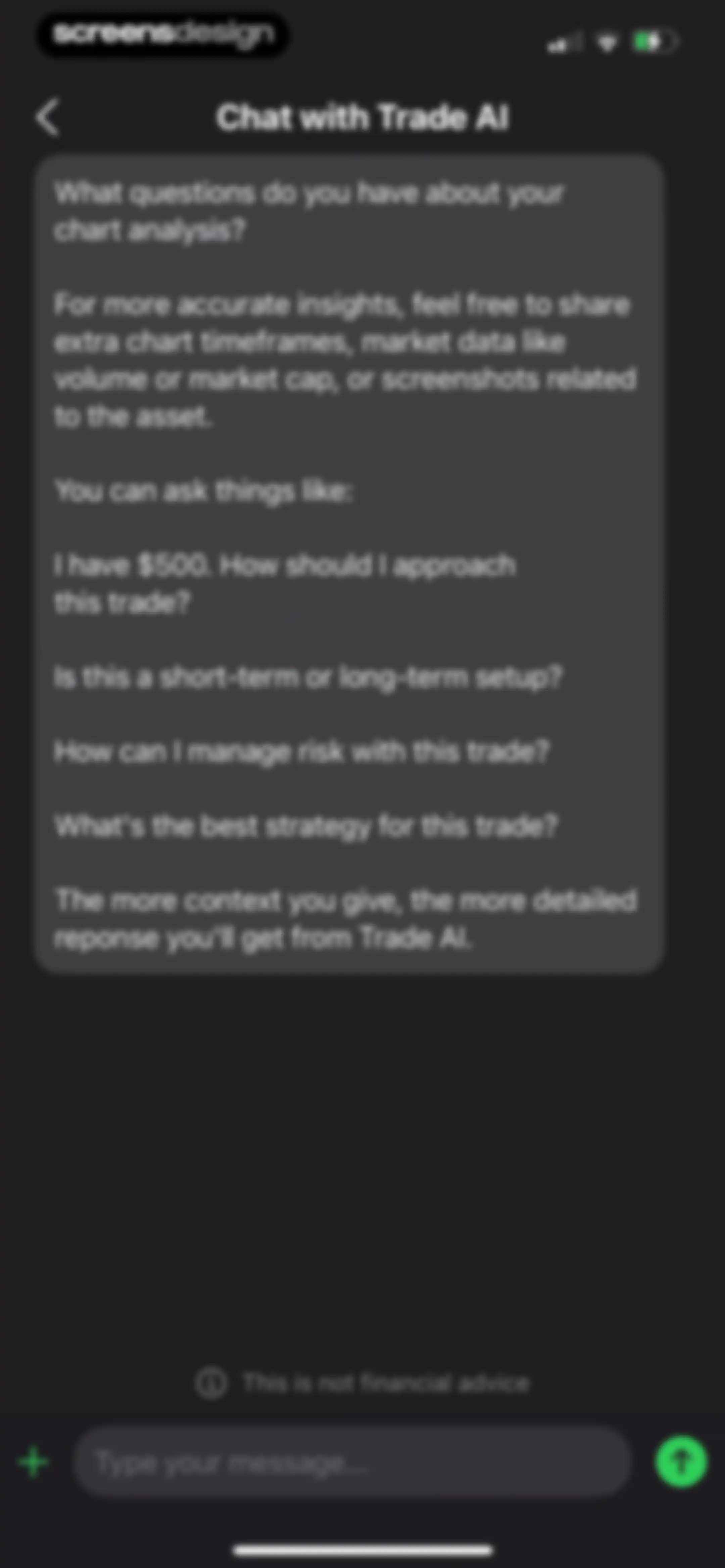 Trade AI: Chart AI Analysis screen 40