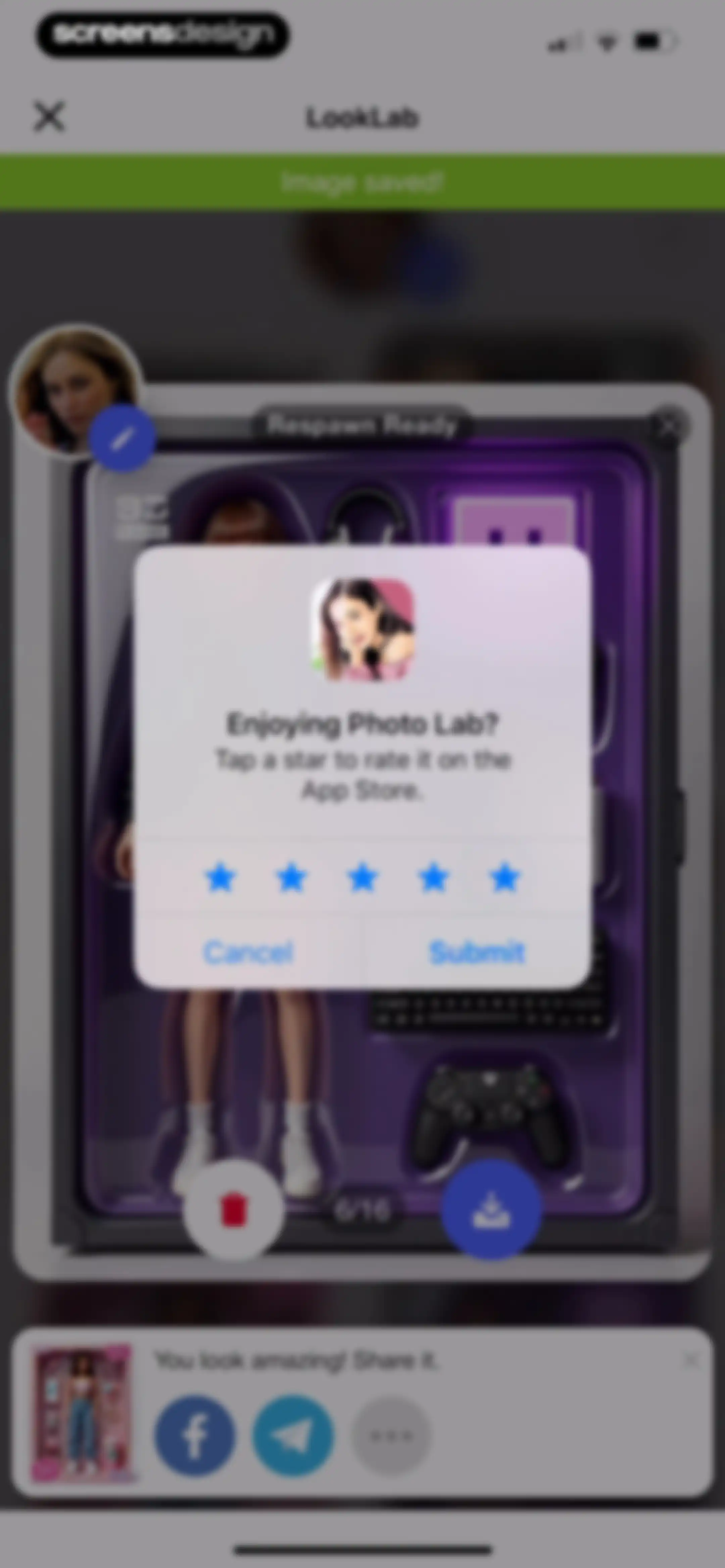 Photo Lab — AI Image Editor screen 86
