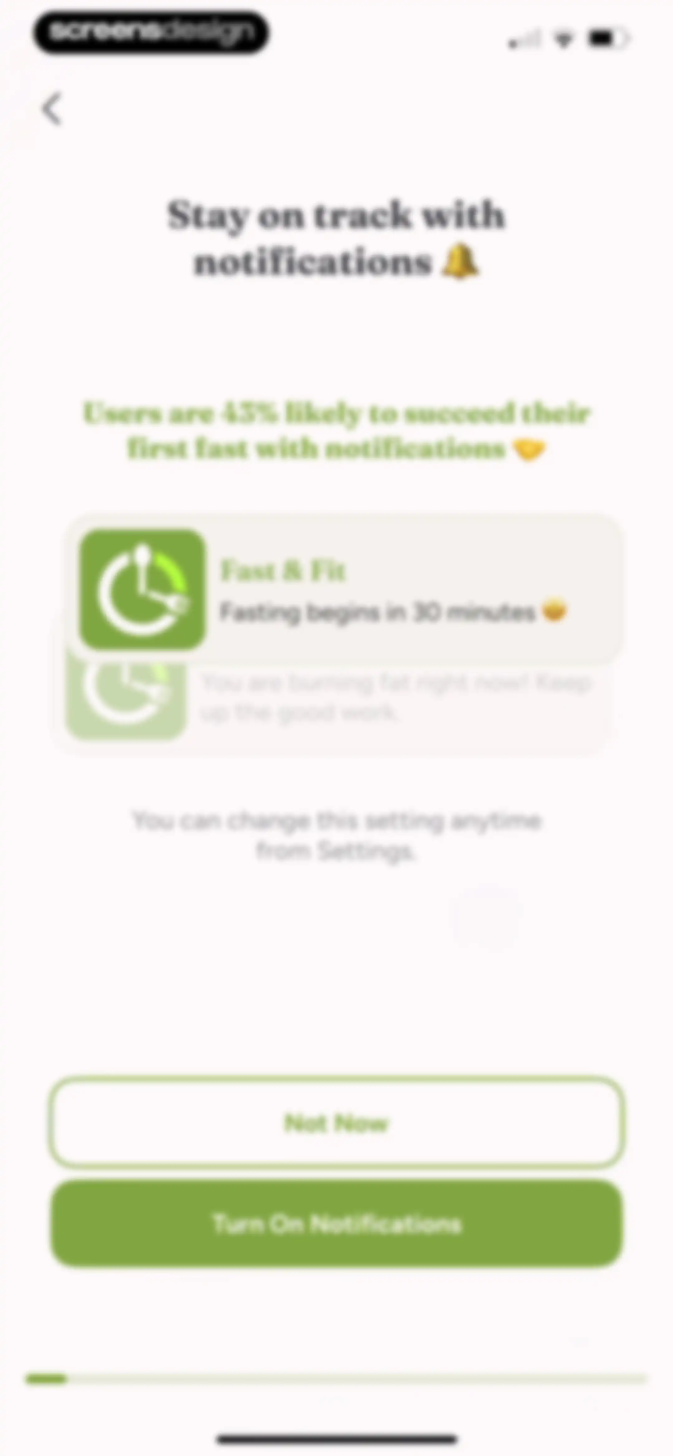 Fast & Fit: IF Fasting Counter screen 5