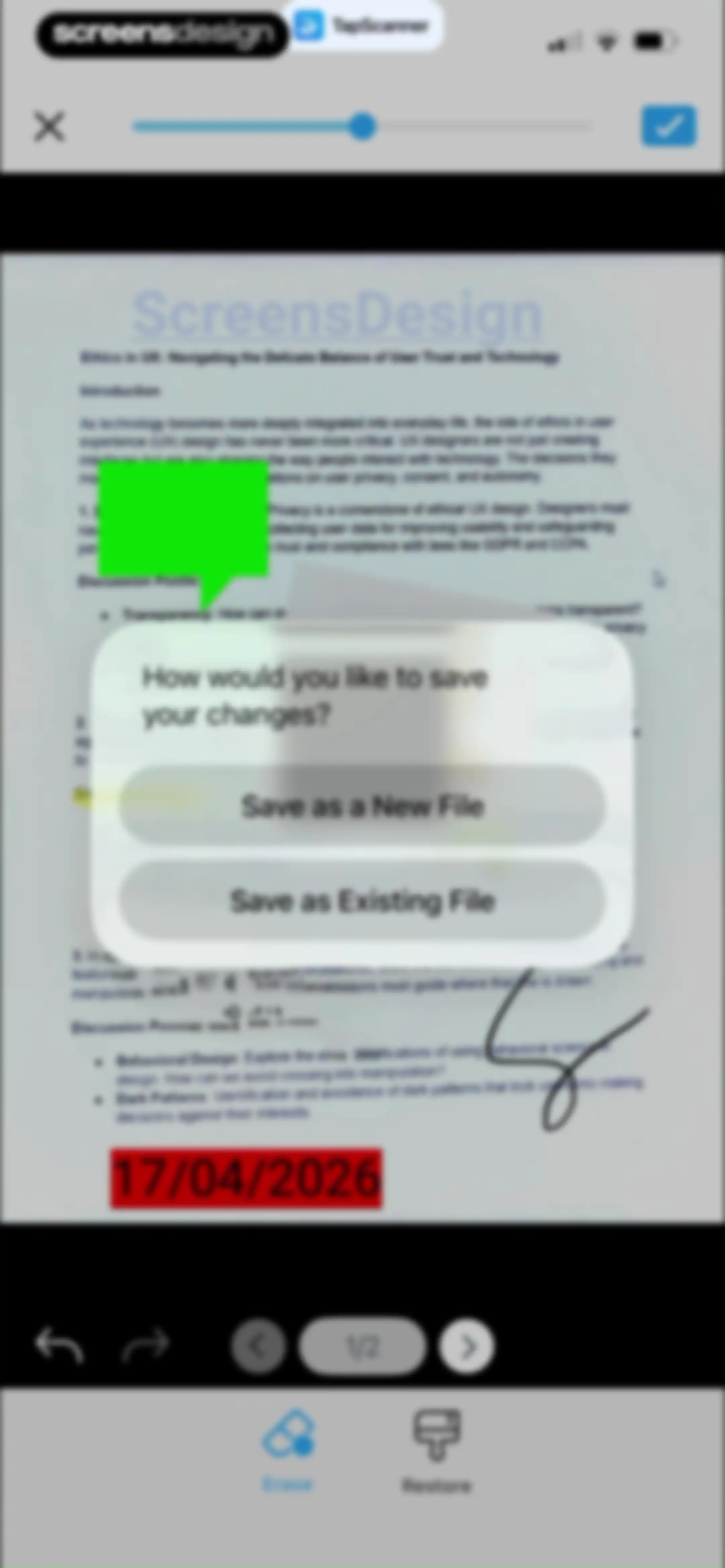 PDF Scanner App: TapScanner screen 54