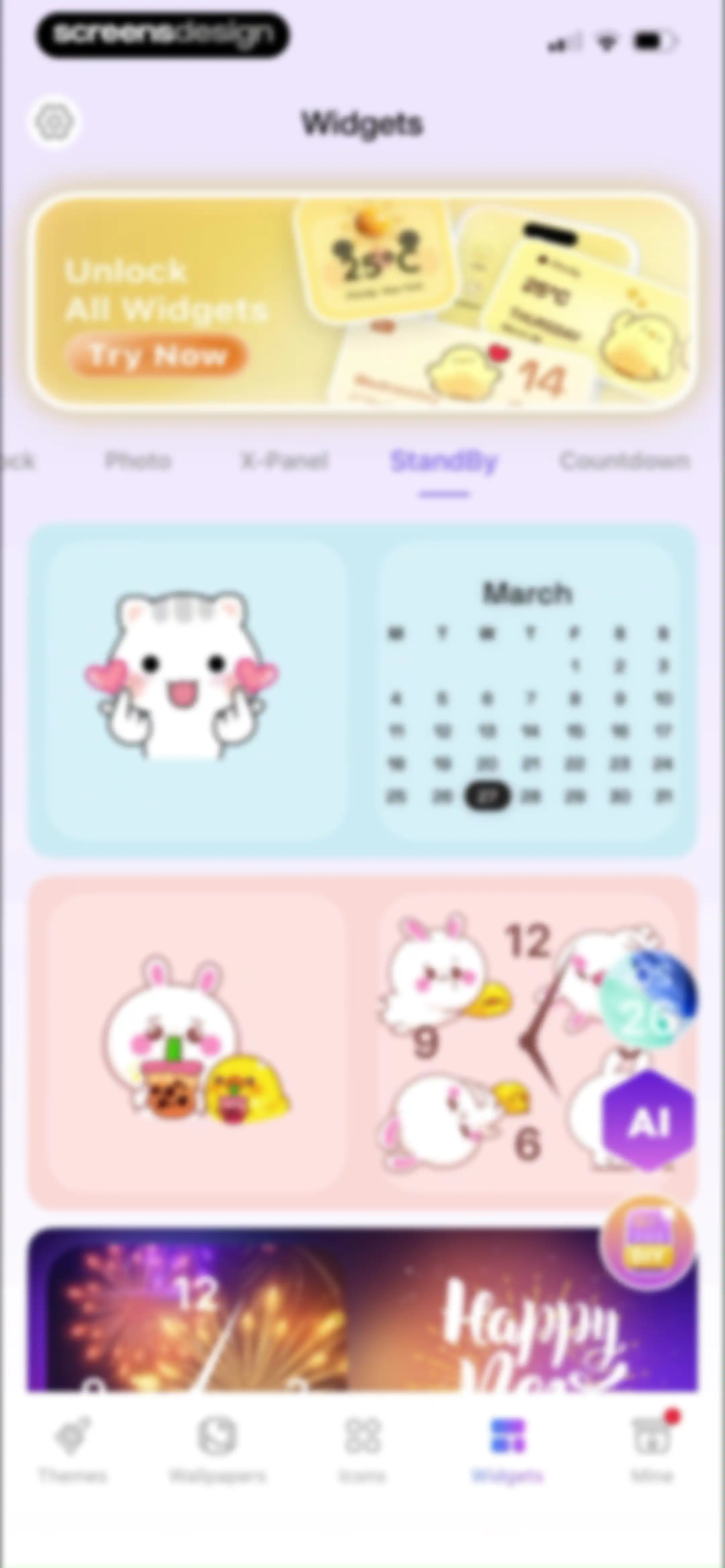 Themie: Wallpapers & Theme screen 94