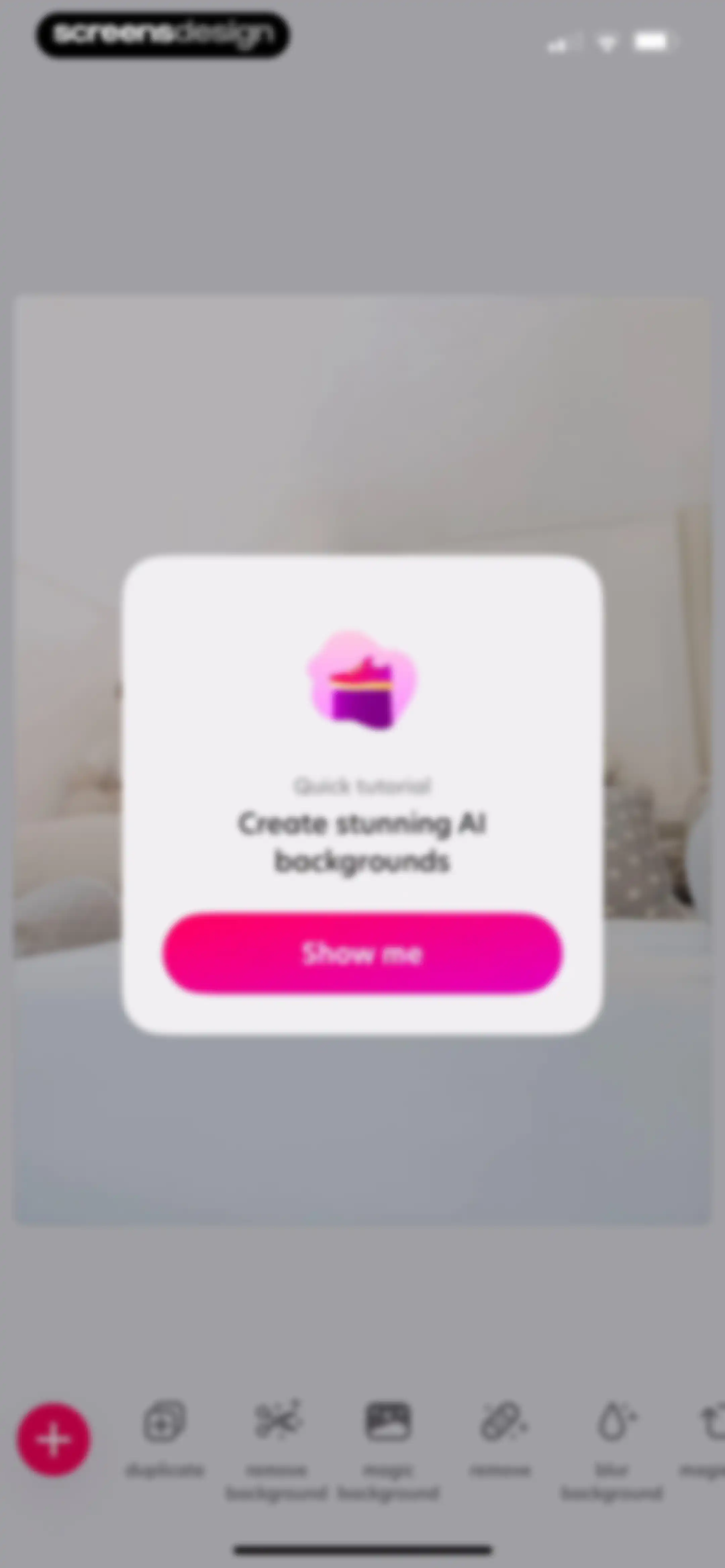 Bazaart AI Photo Editor Design screen 208