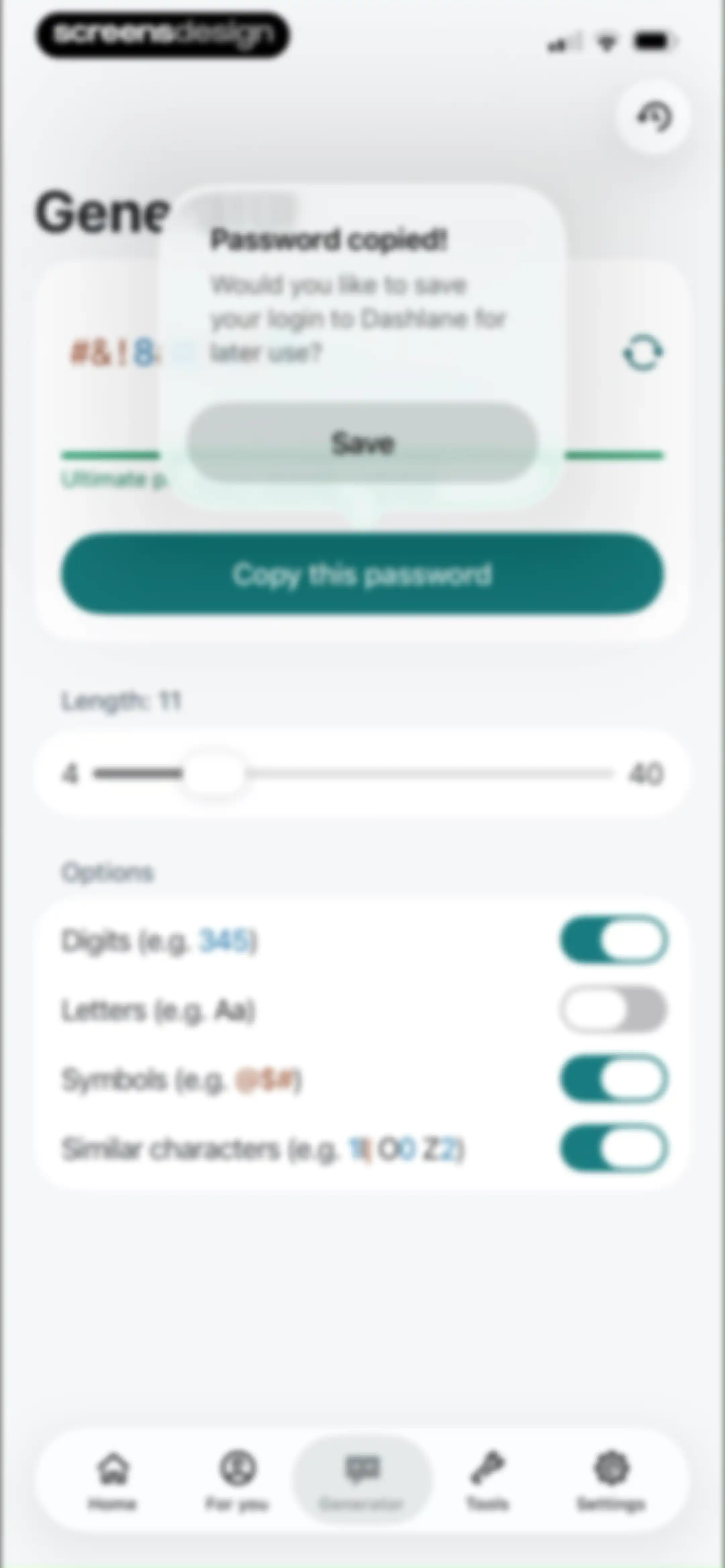 Dashlane Password Manager screen 70