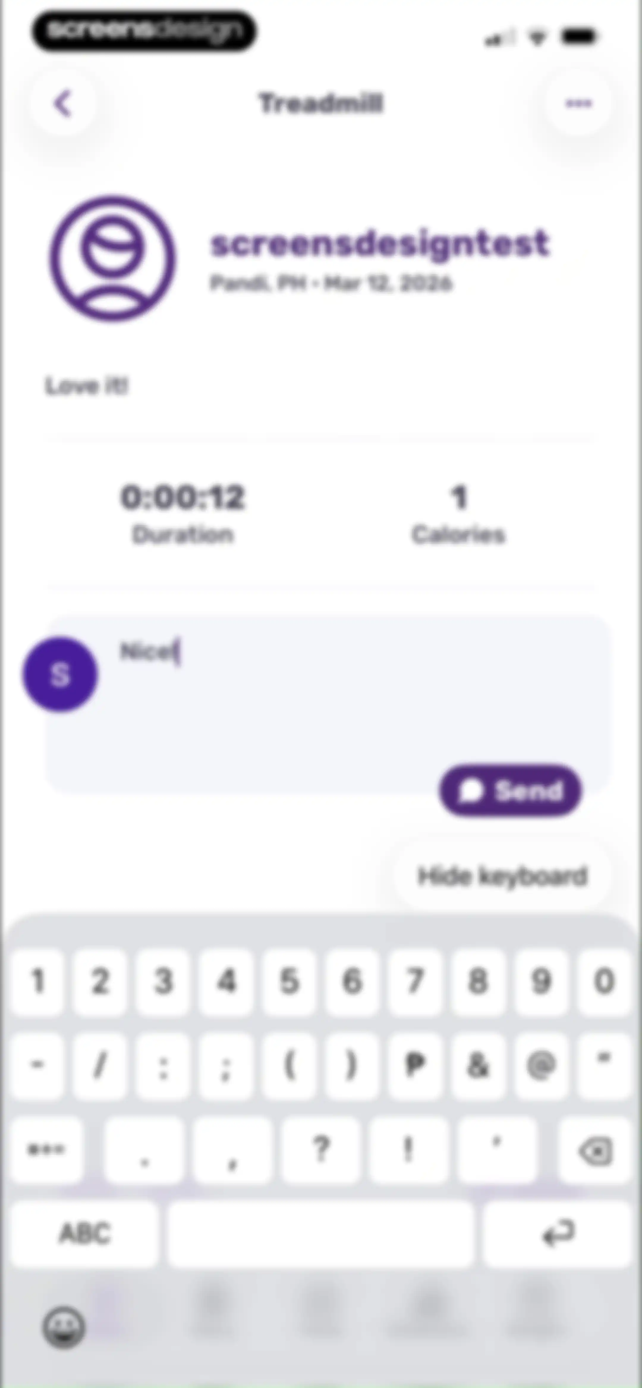 Running Tracker App – FITAPP screen 61