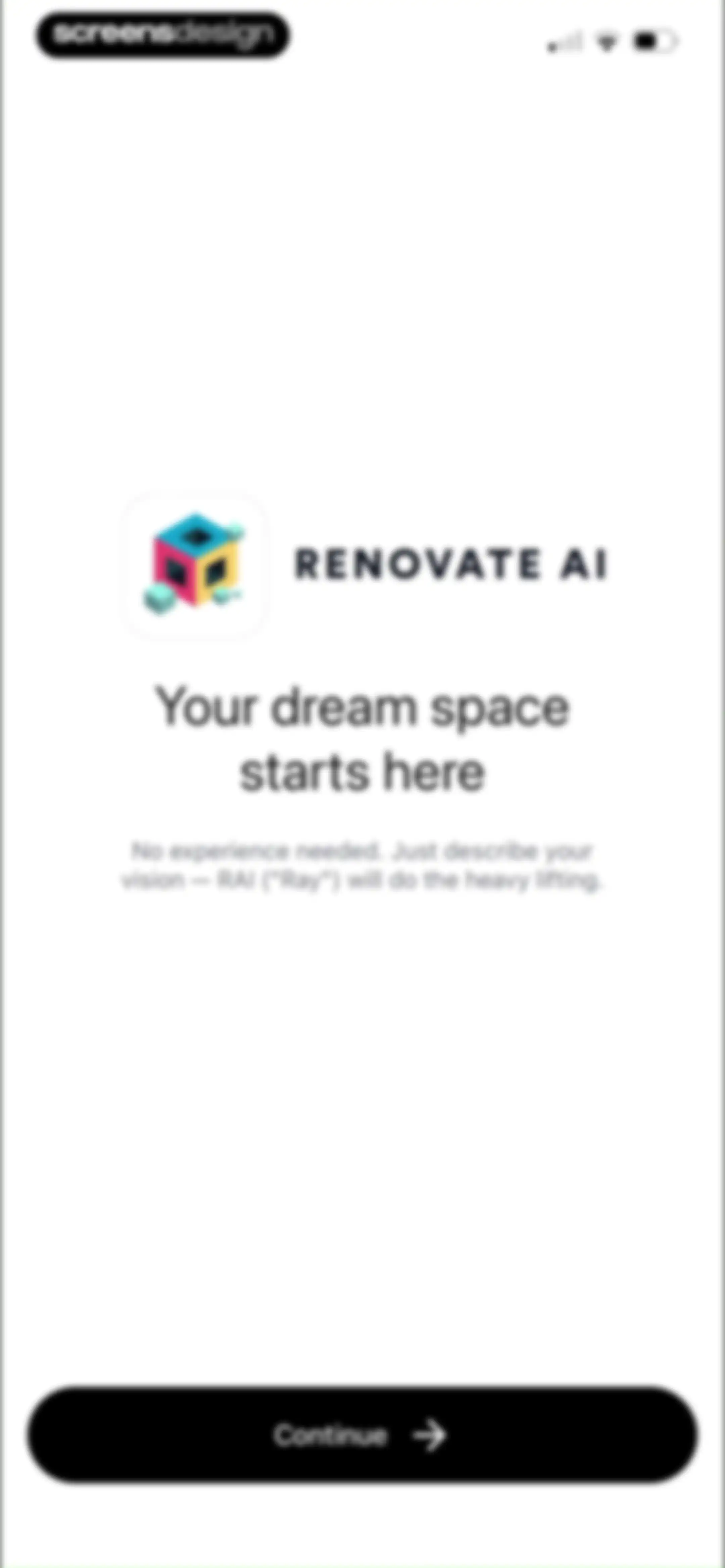 Renovate AI - Home Design screen 2