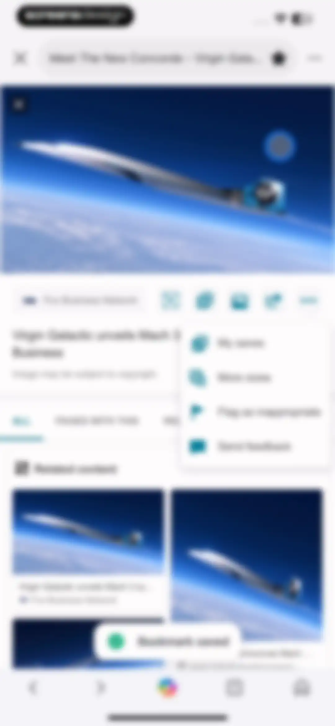 Microsoft Bing Search screen 106