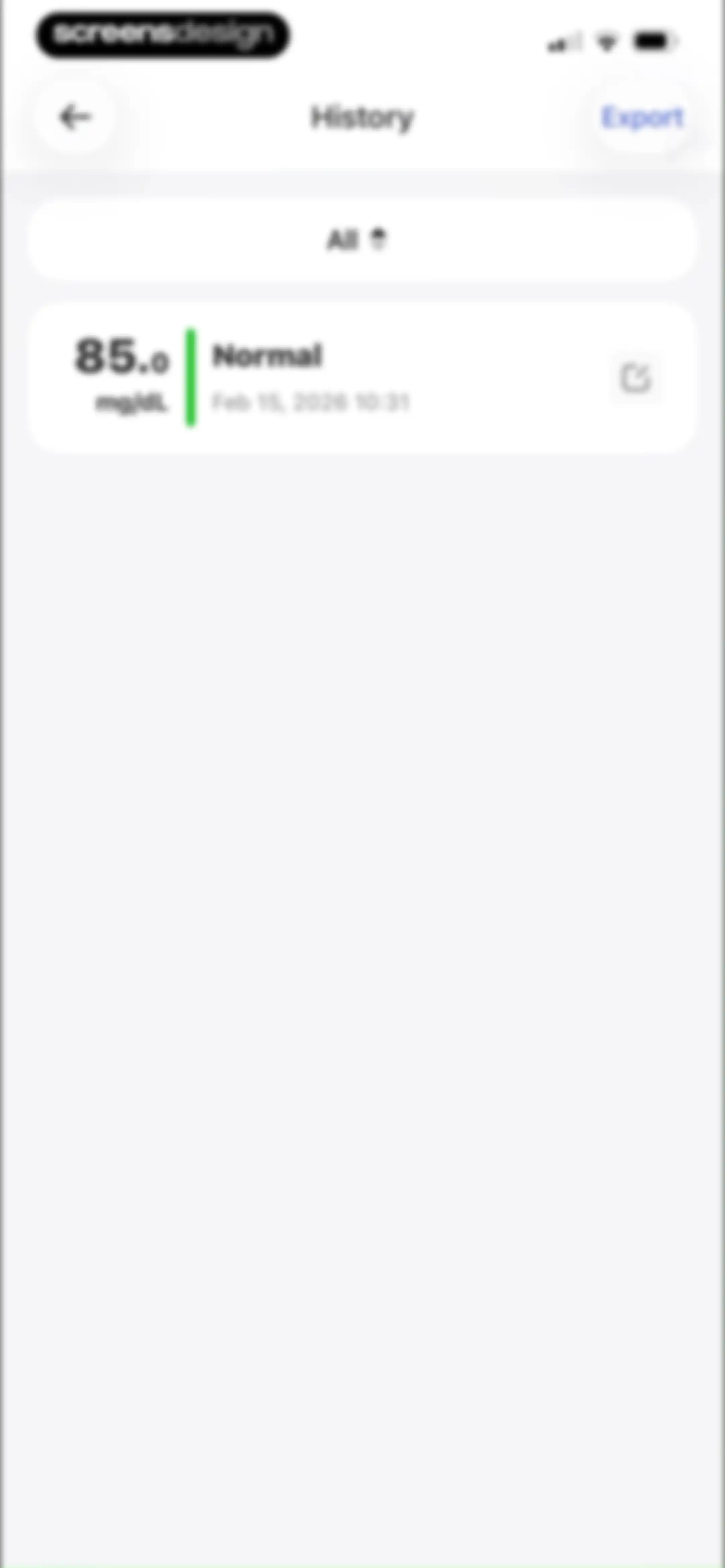 Health Tracker- HeartRate & BP screen 48