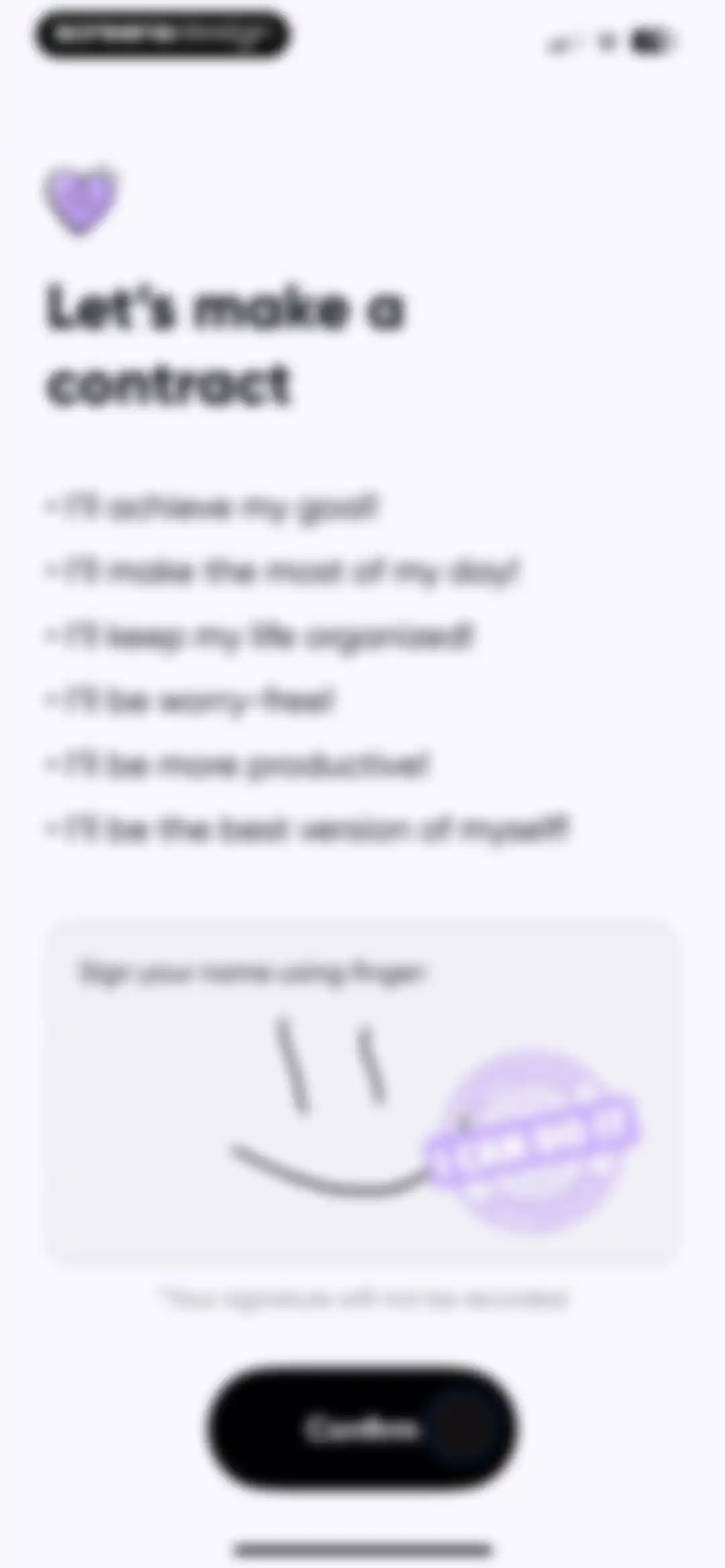 Me+ Lifestyle Routine screen 35