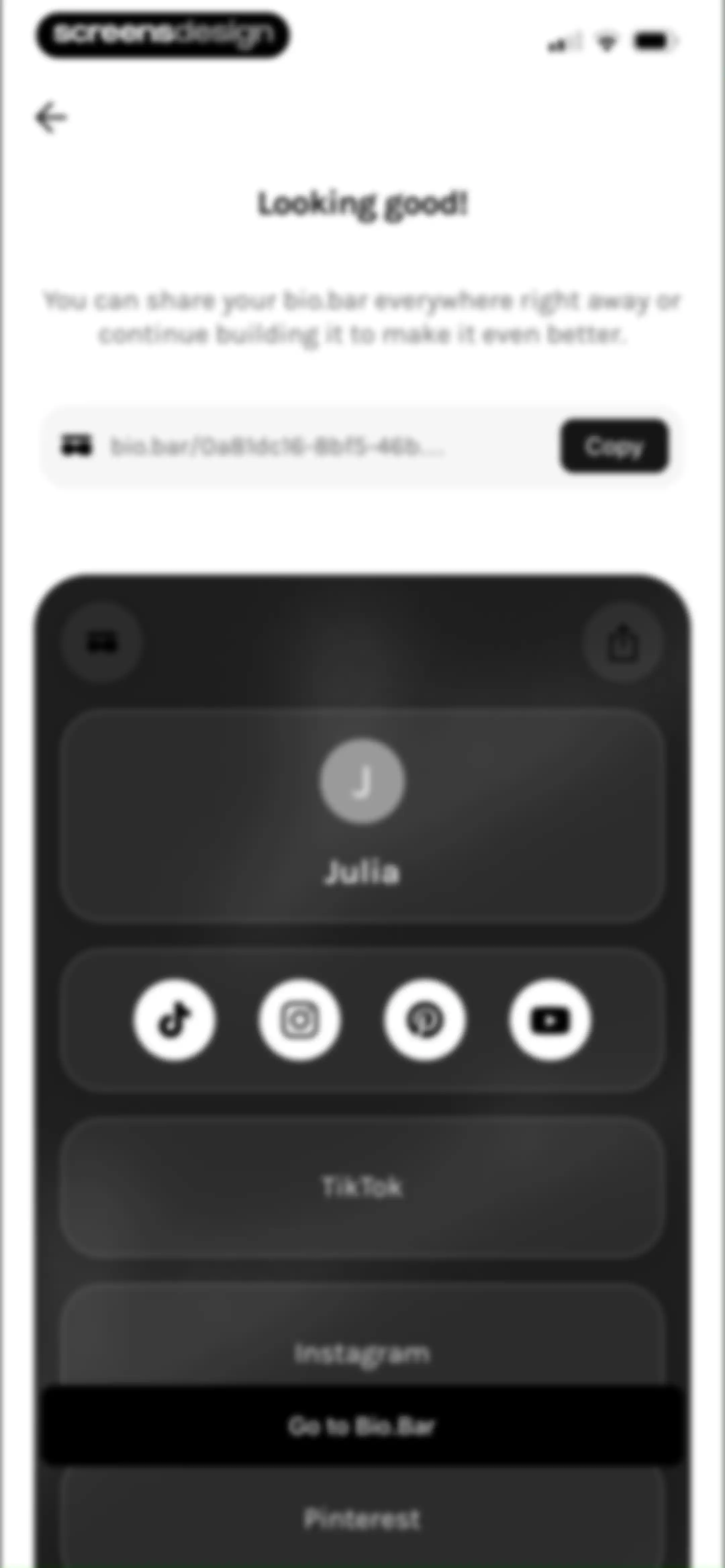 UNUM — Layout & Feed Preview screen 104