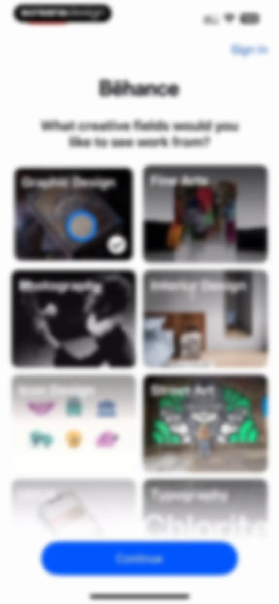 Behance – Creative Portfolios screen 2