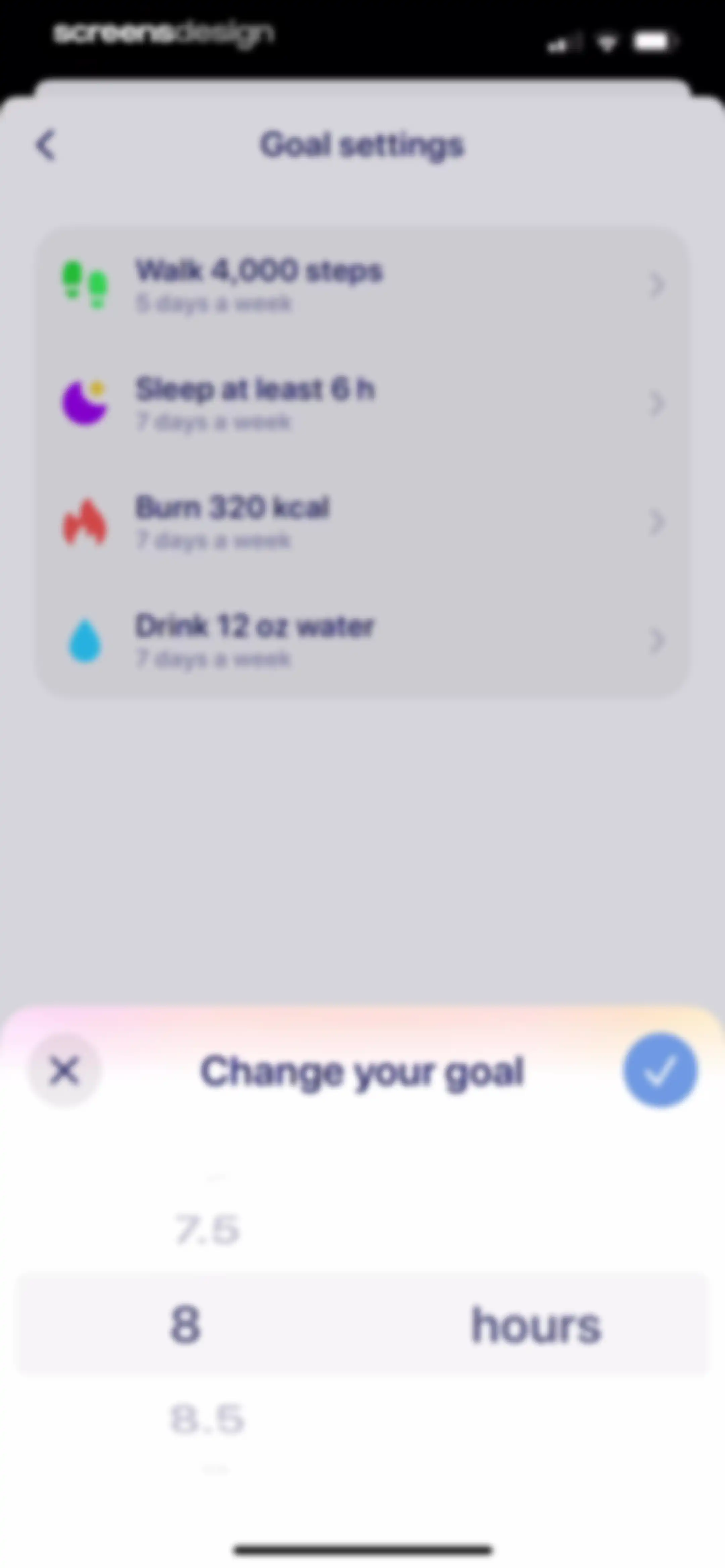 Grow: Health & Fitness screen 64