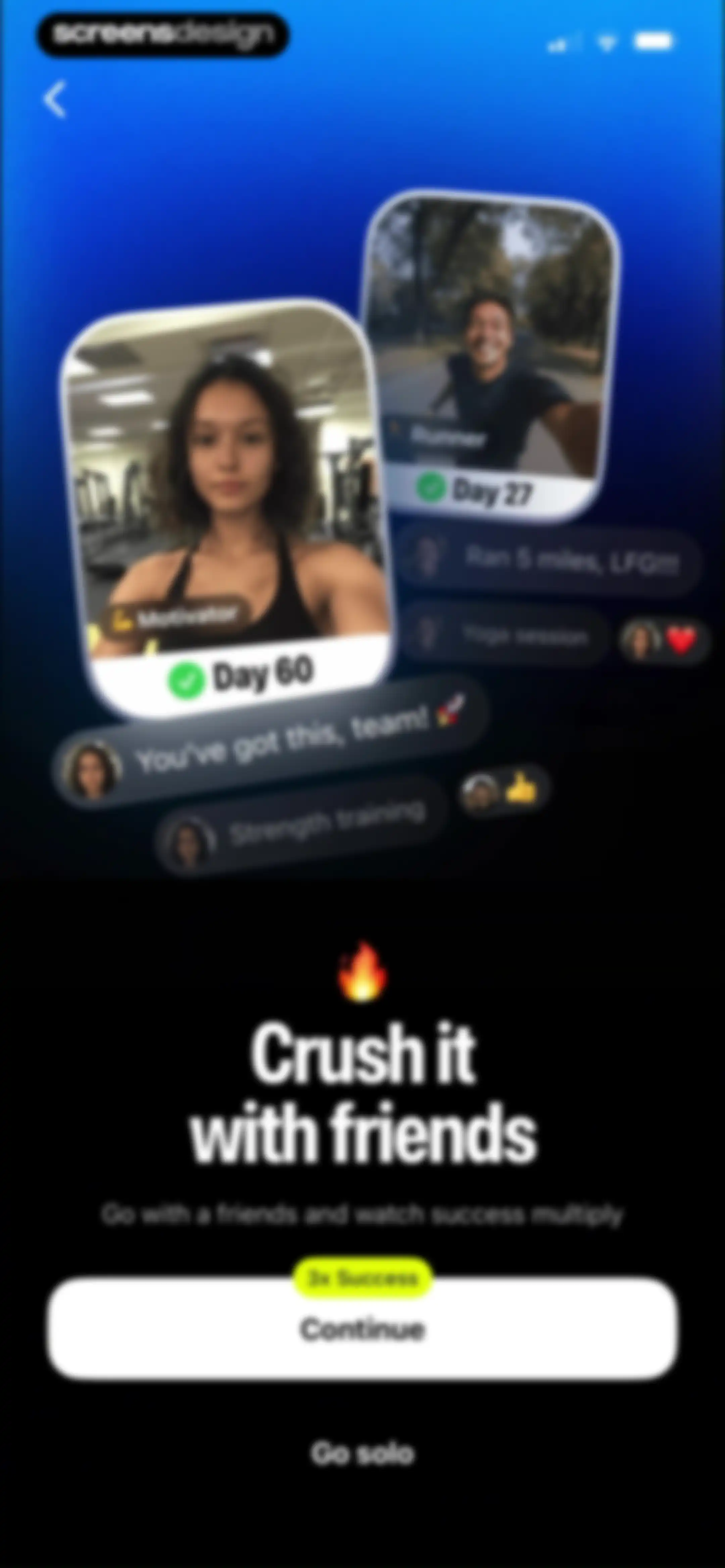 75 Days Challenge Tough & Soft screen 40