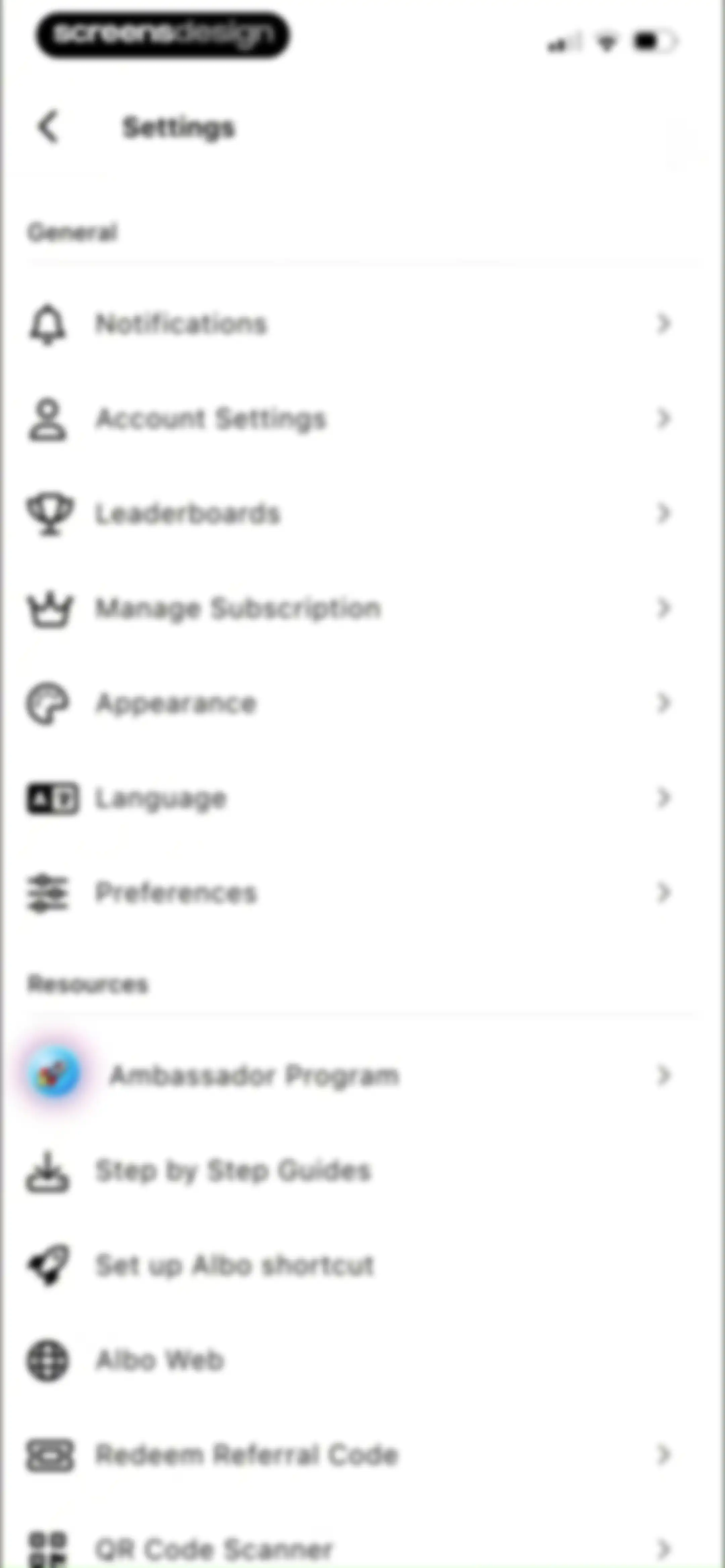Albo: Save & Organize screen 191