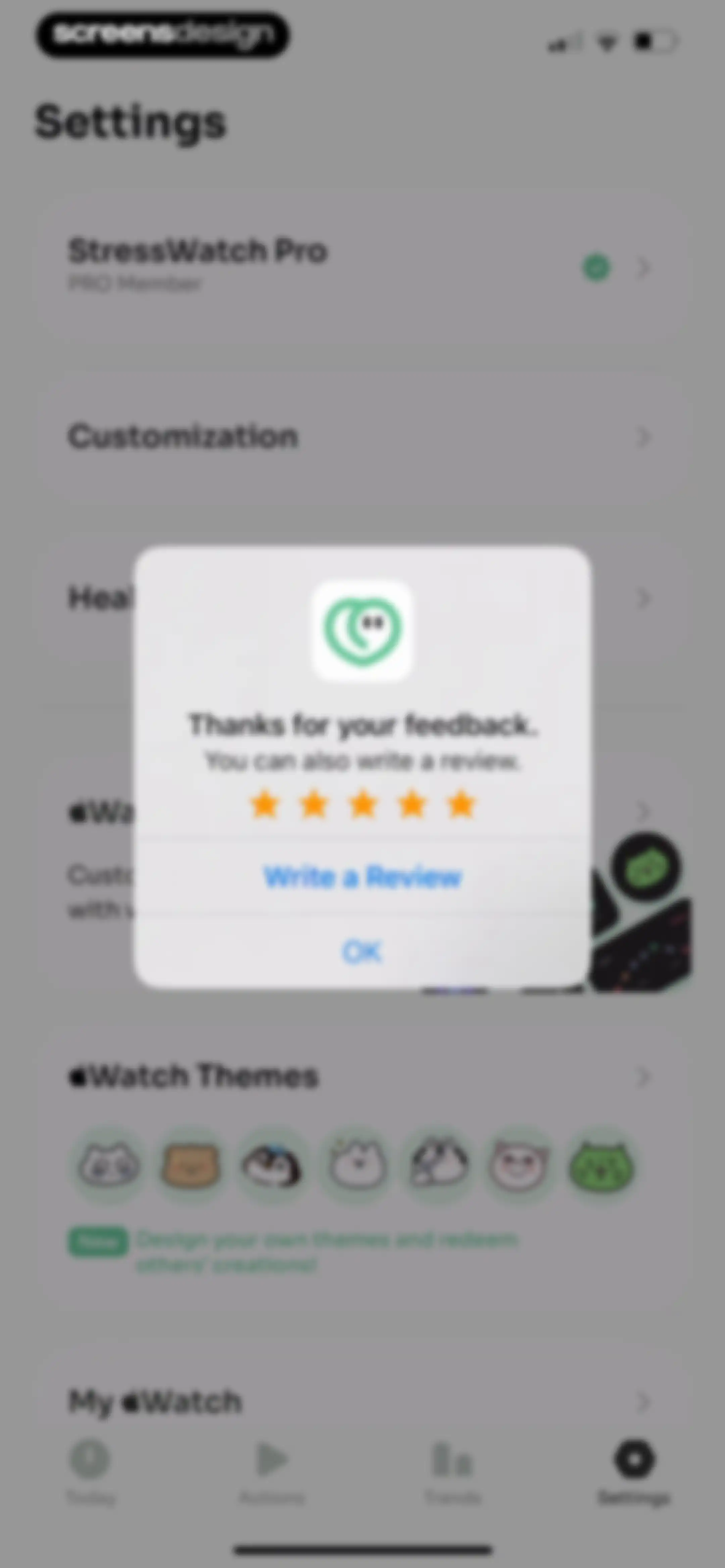 StressWatch: AI Stress Monitor screen 137