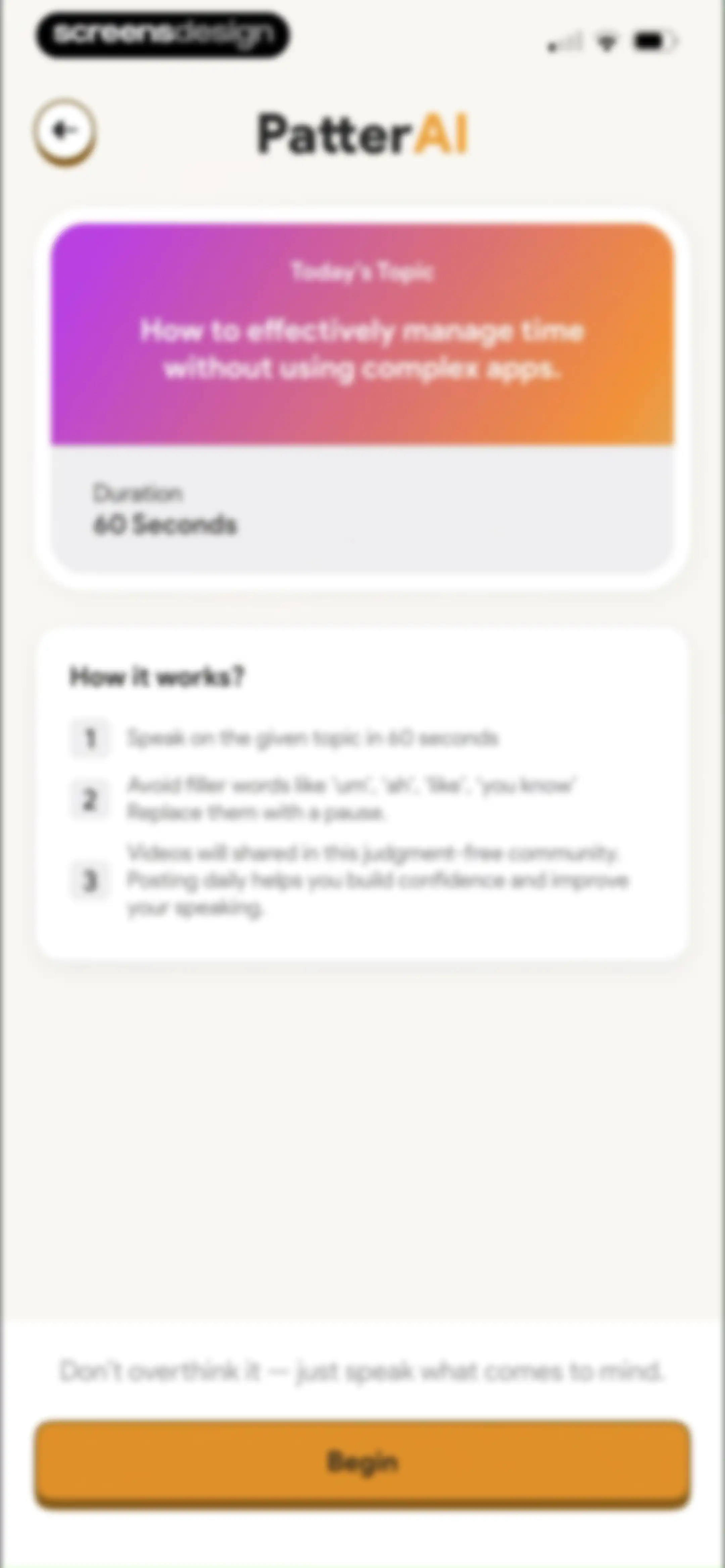 PatterAI: Communication Skills screen 102