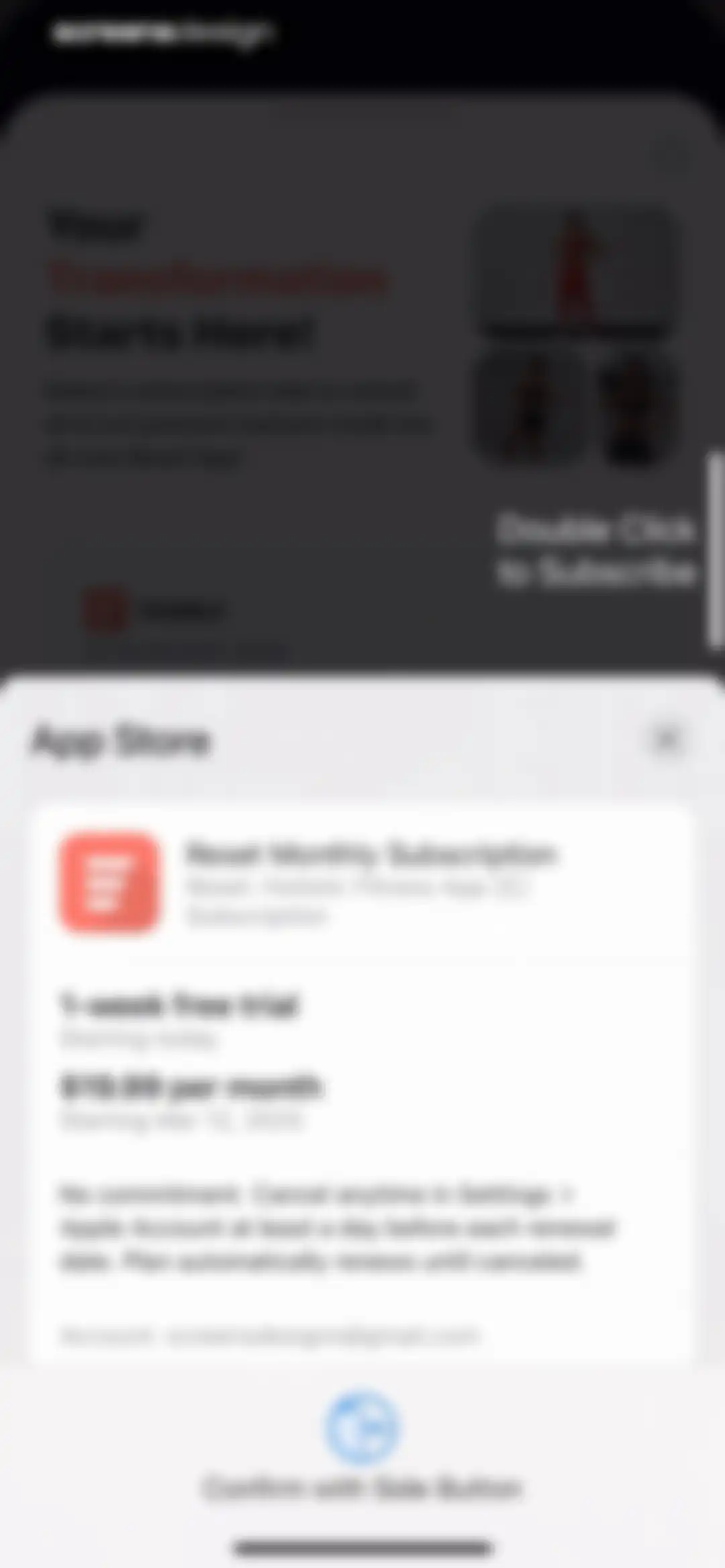 Reset: Holistic Fitness App screen 23