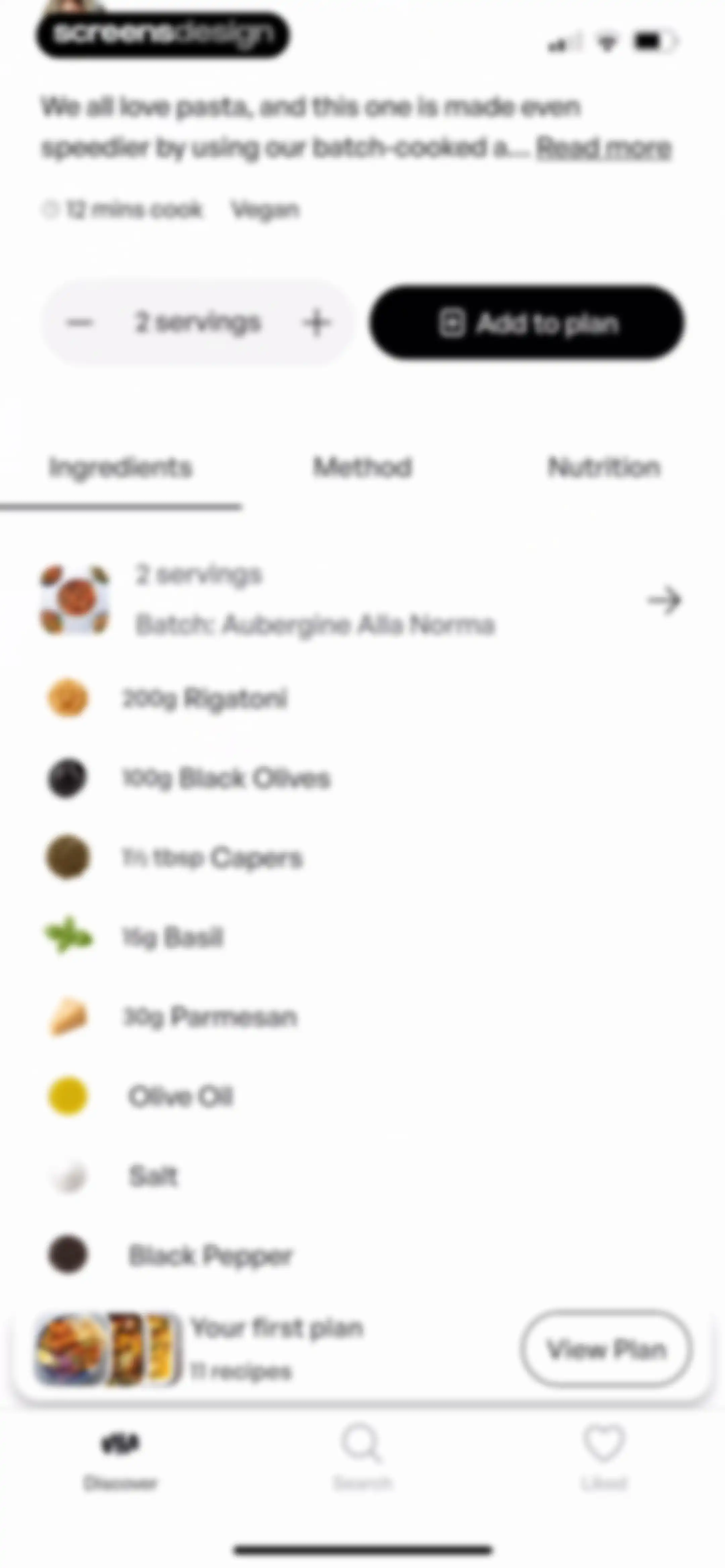 Mob: Meal Planner and Recipes screen 64
