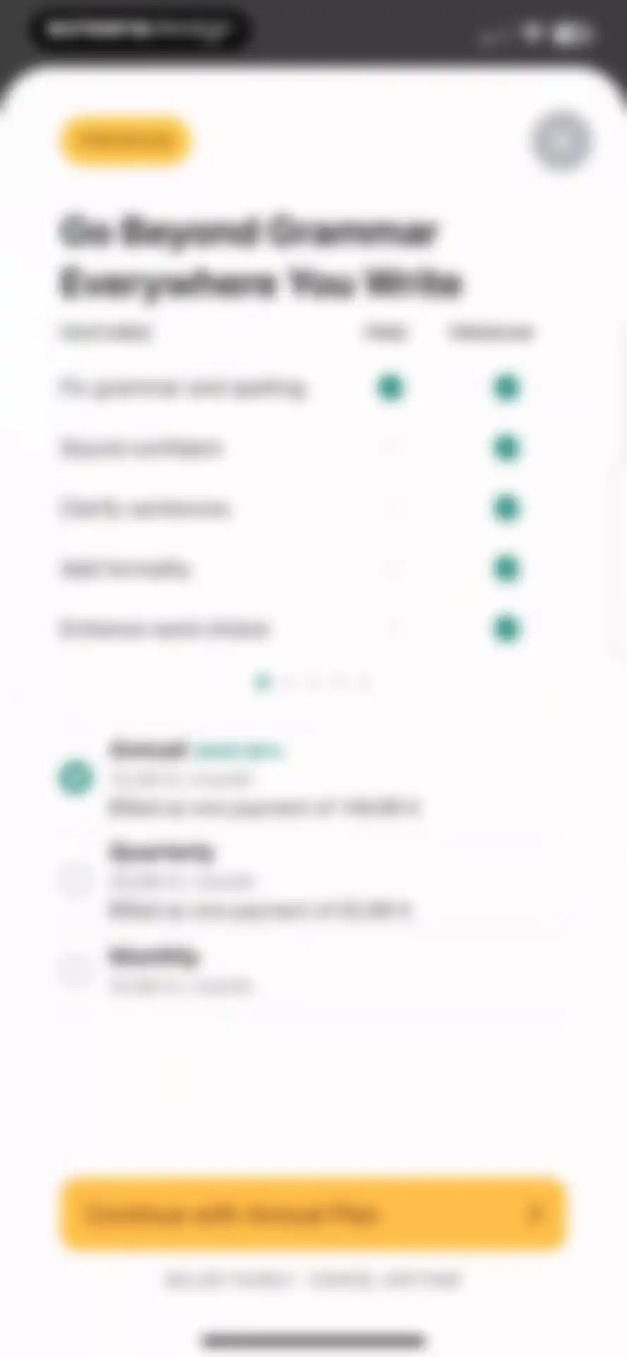 Grammarly: AI Keyboard & Notes screen 16
