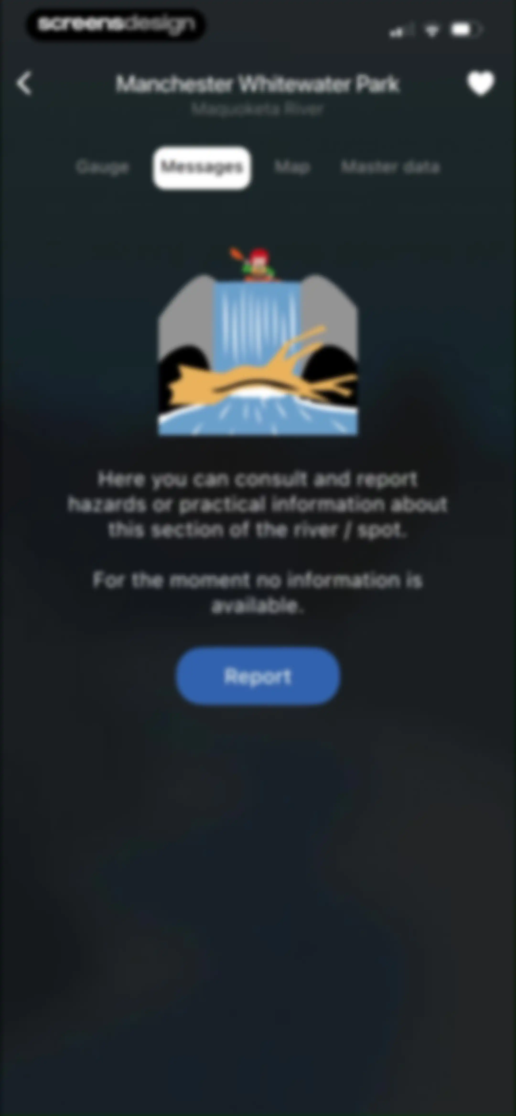 RiverApp - River levels screen 52