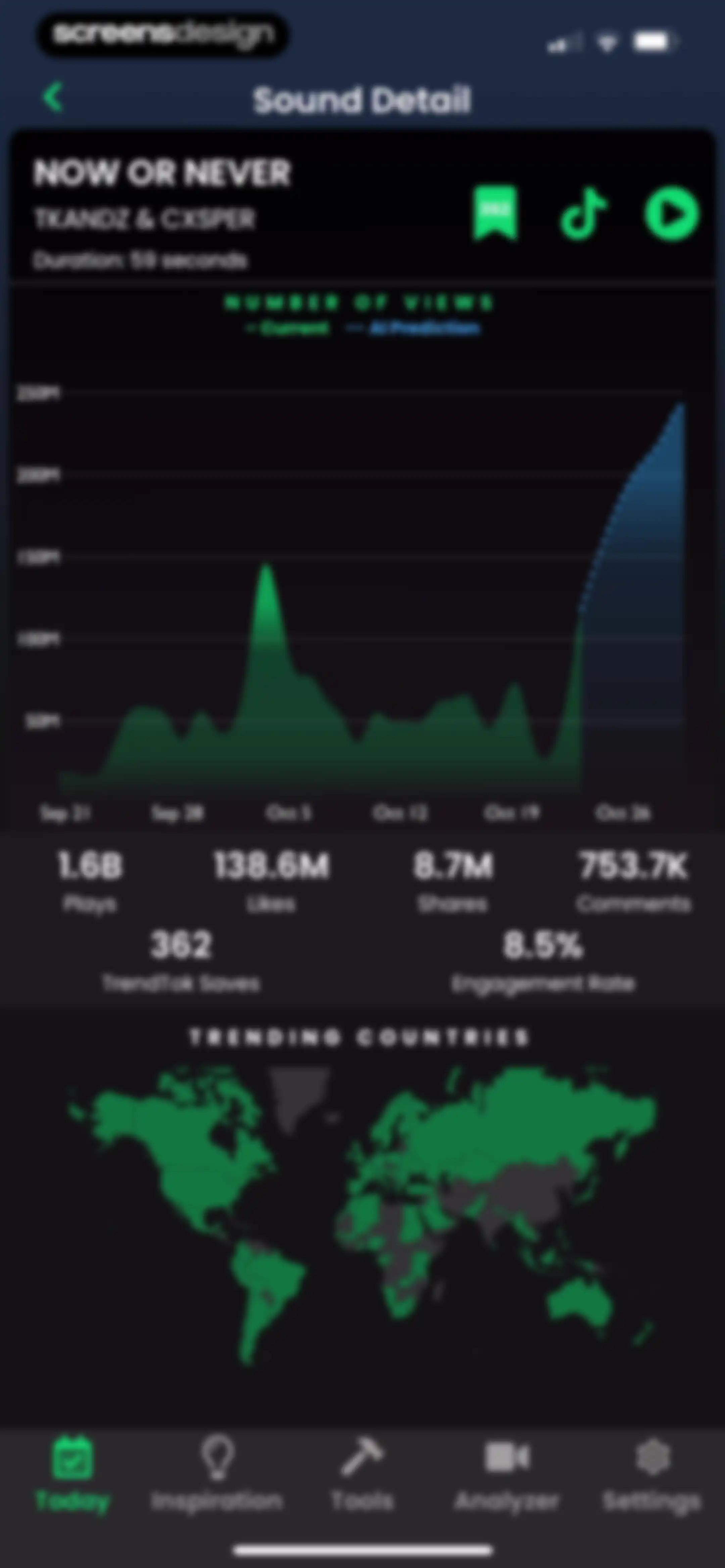 TrendTok Analytics & Tracker screen 26