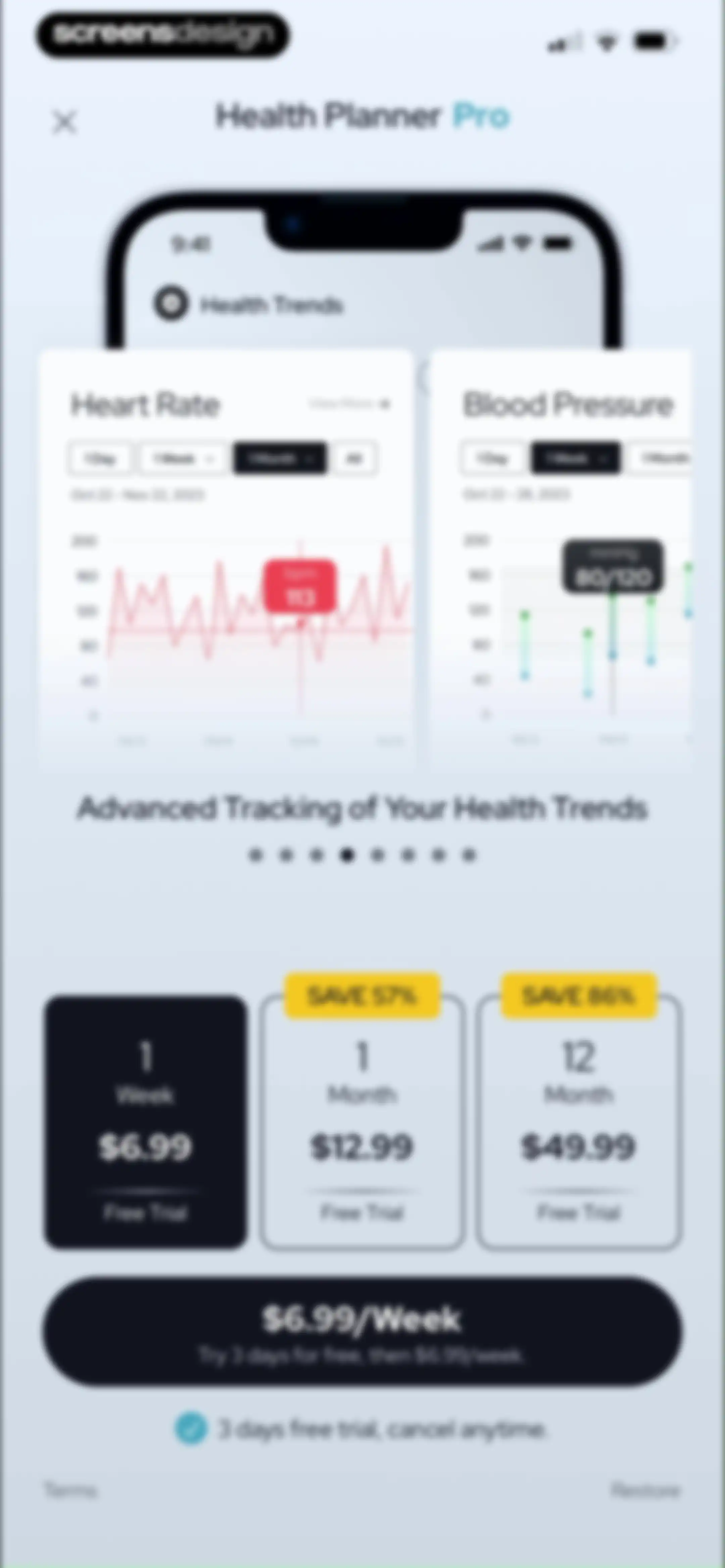 Health Planner & Tracker screen 116