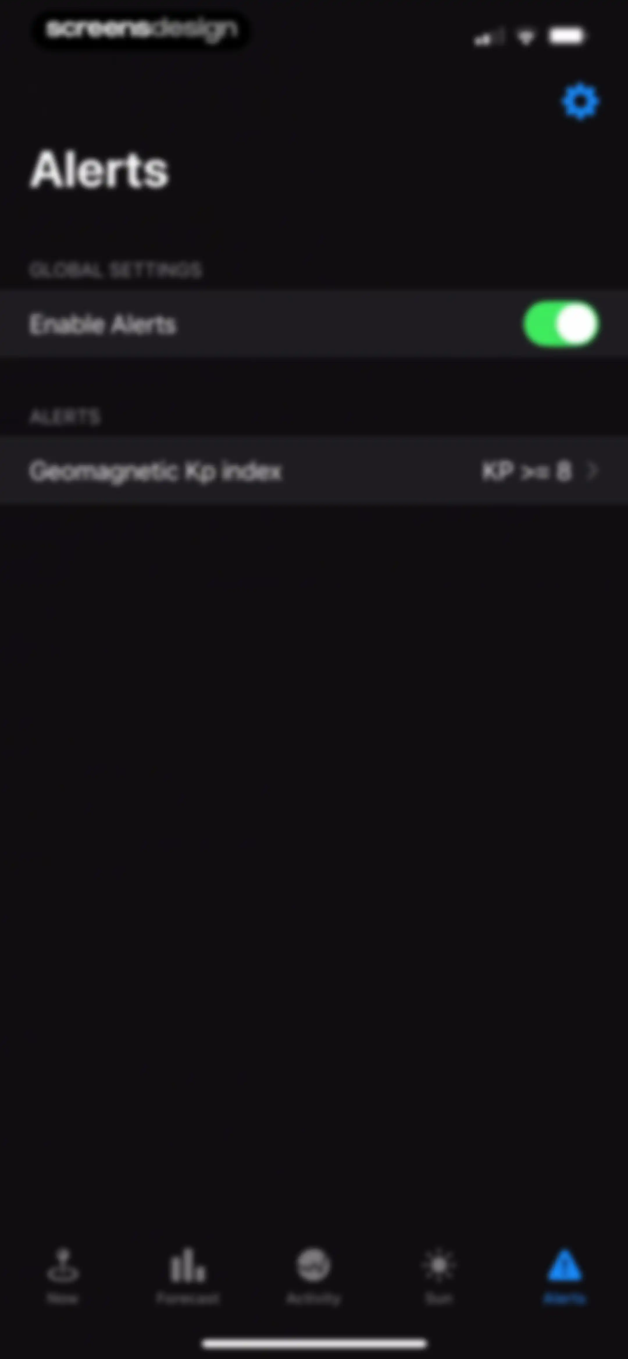 Aurora Forecast. screen 29