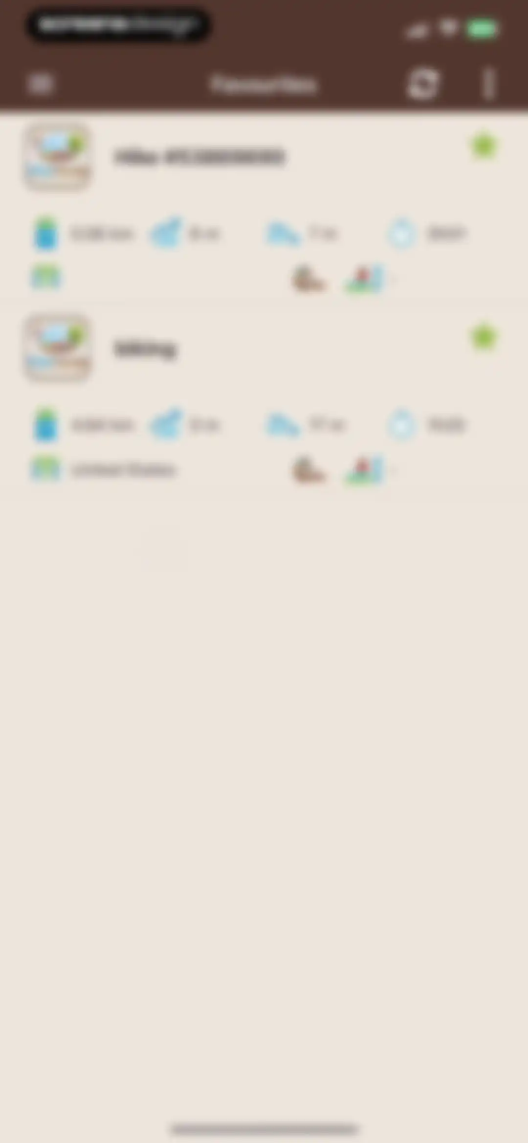 Visorando Walking Routes screen 59
