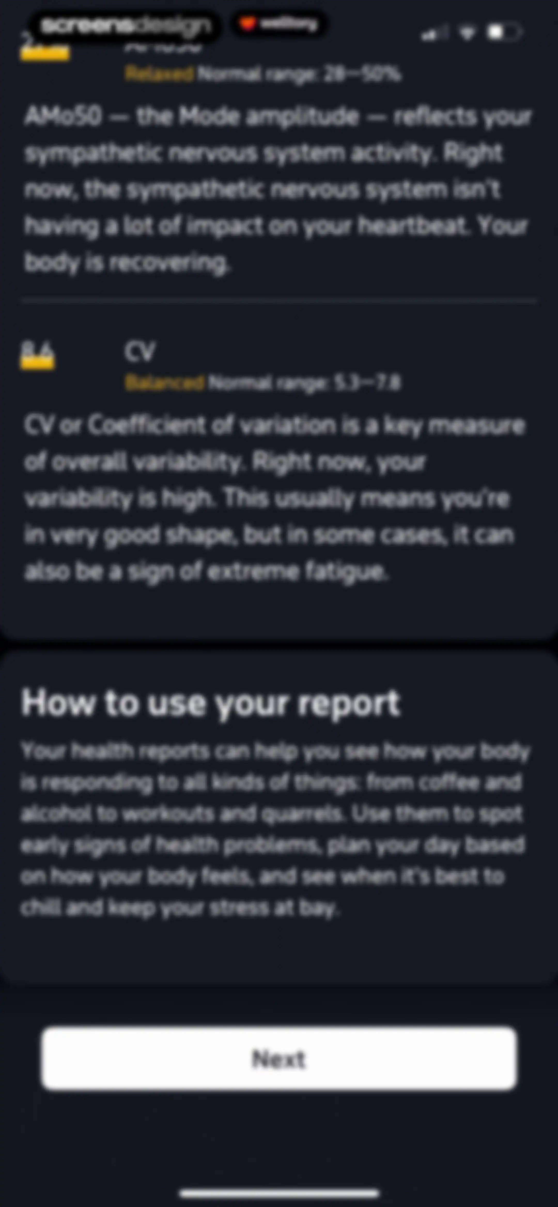 Welltory: Health, Heart Rate screen 22