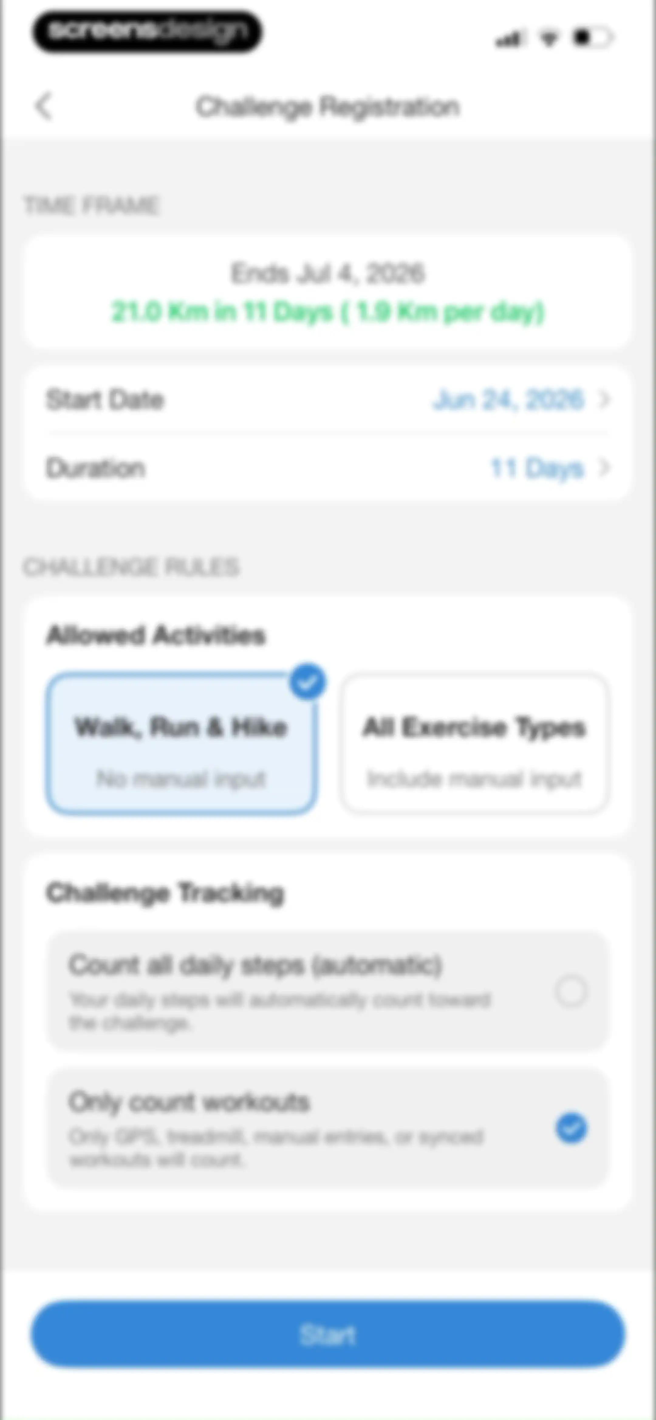 Pacer Pedometer Step Counter screen 135