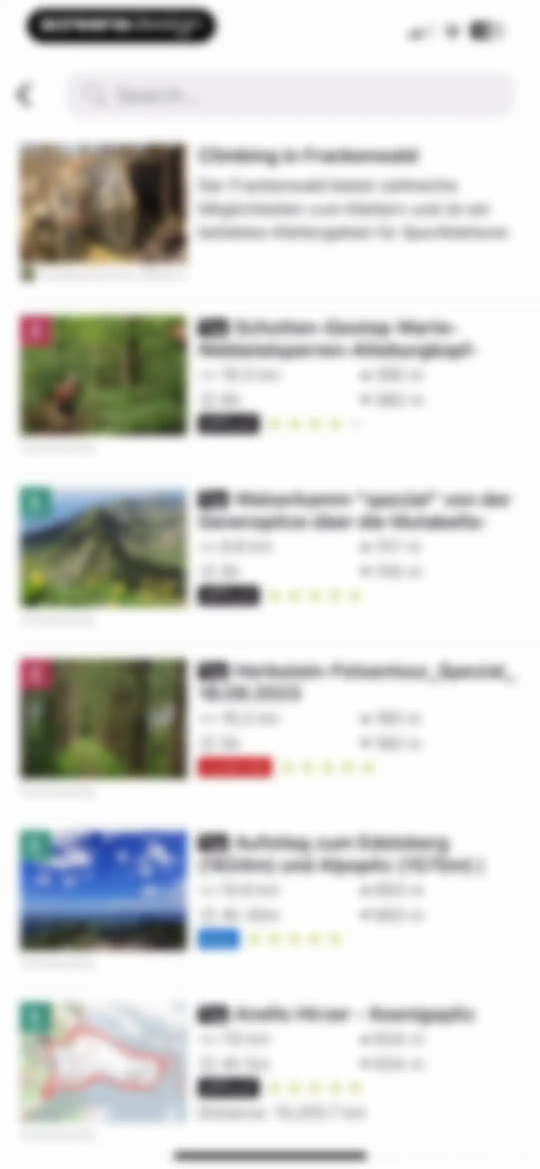 Outdooractive screen 148