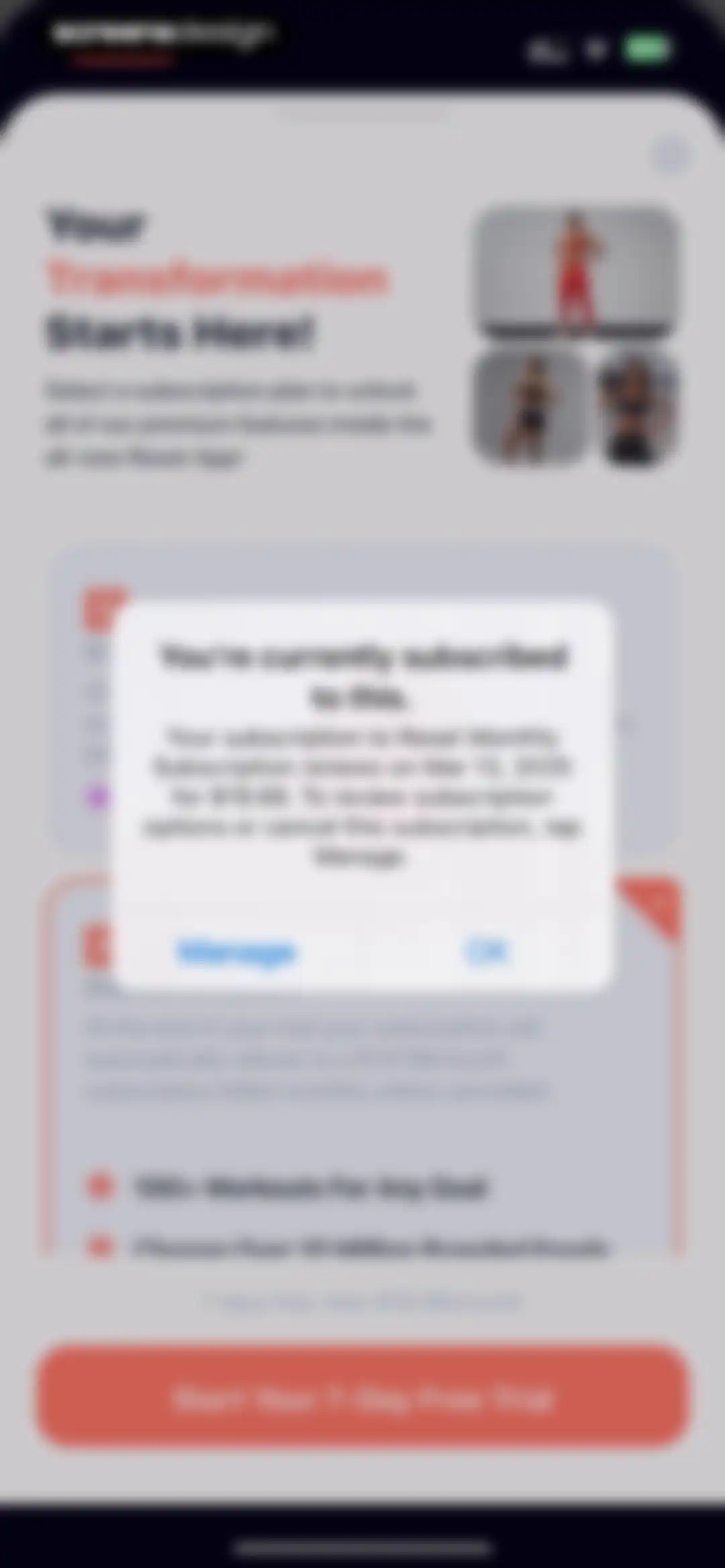 Reset: Holistic Fitness App screen 24