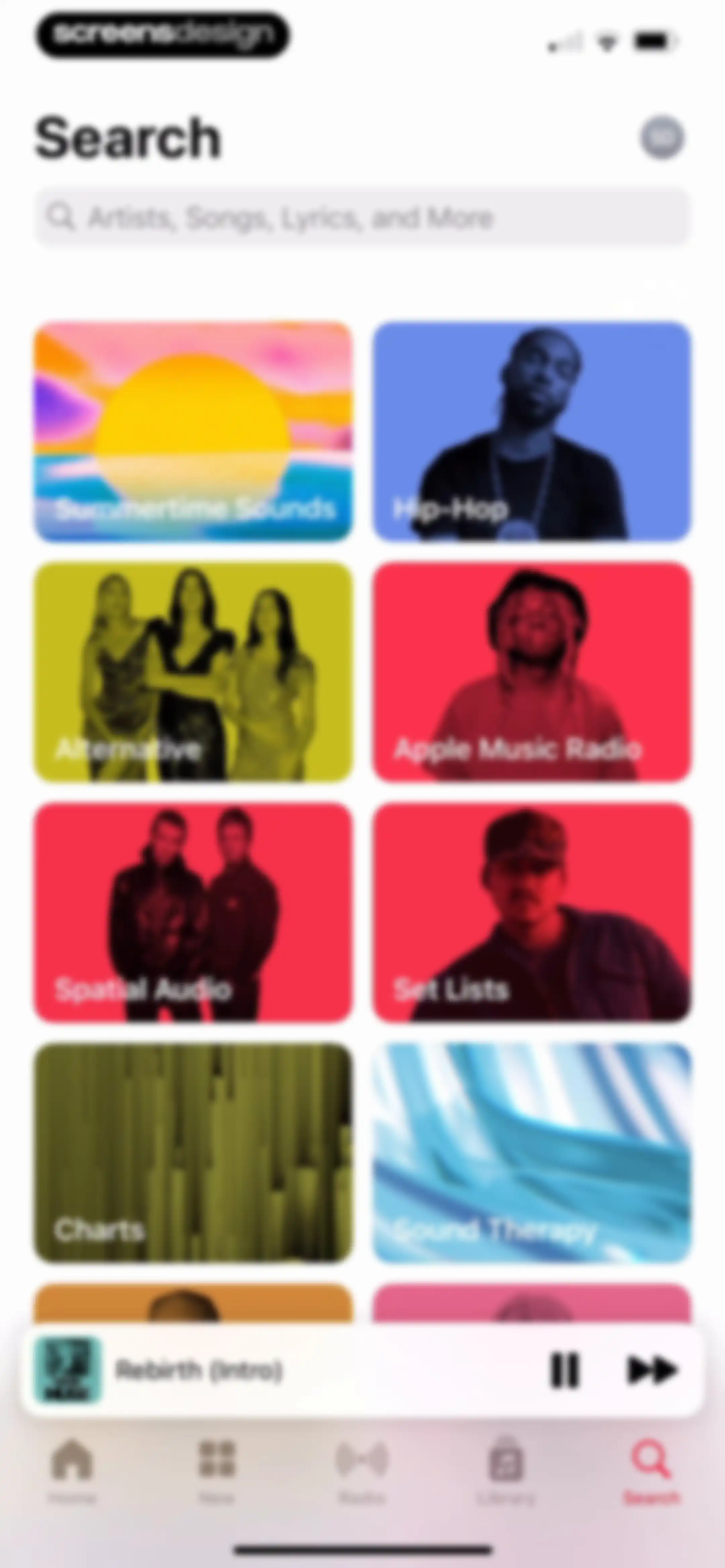 Apple Music screen 134