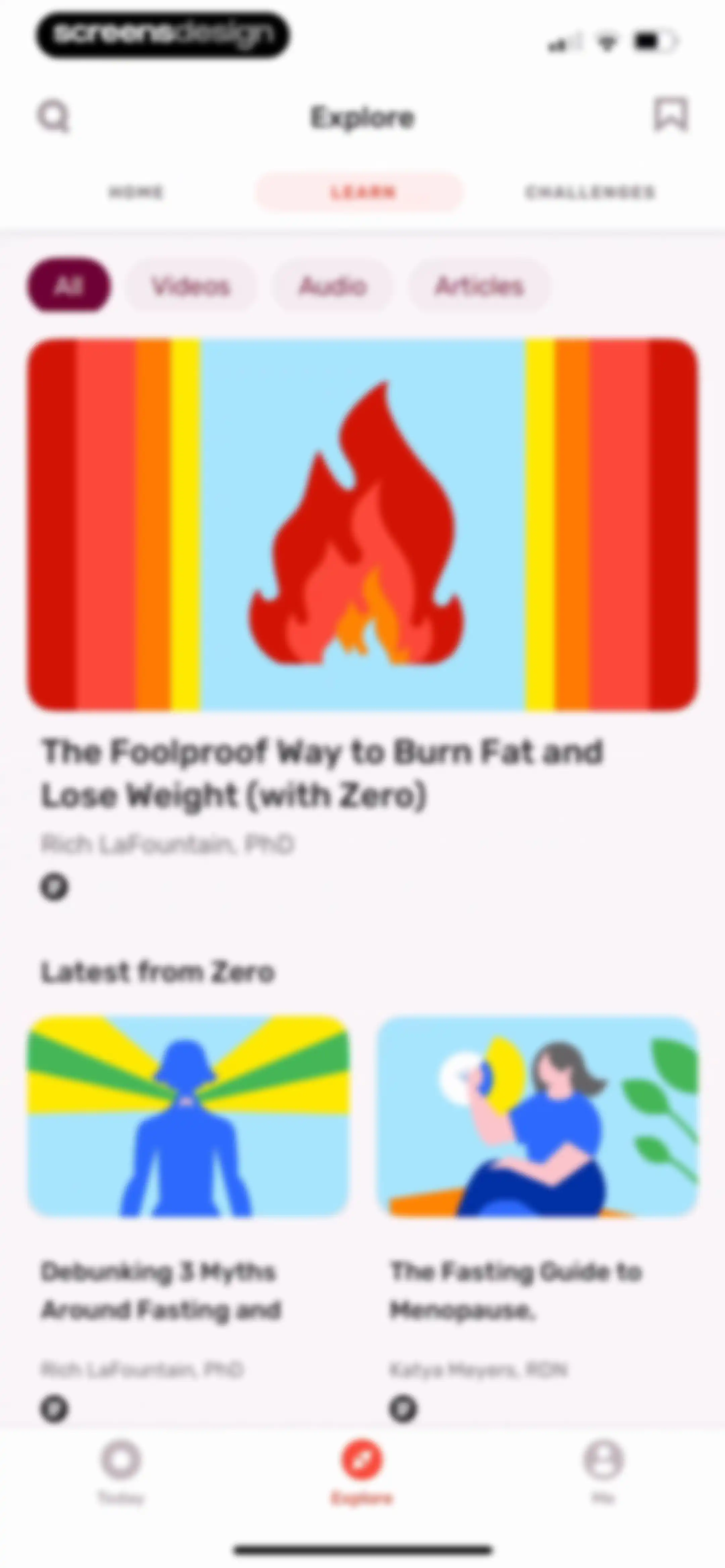 Zero: Fasting & Food Tracker screen 67