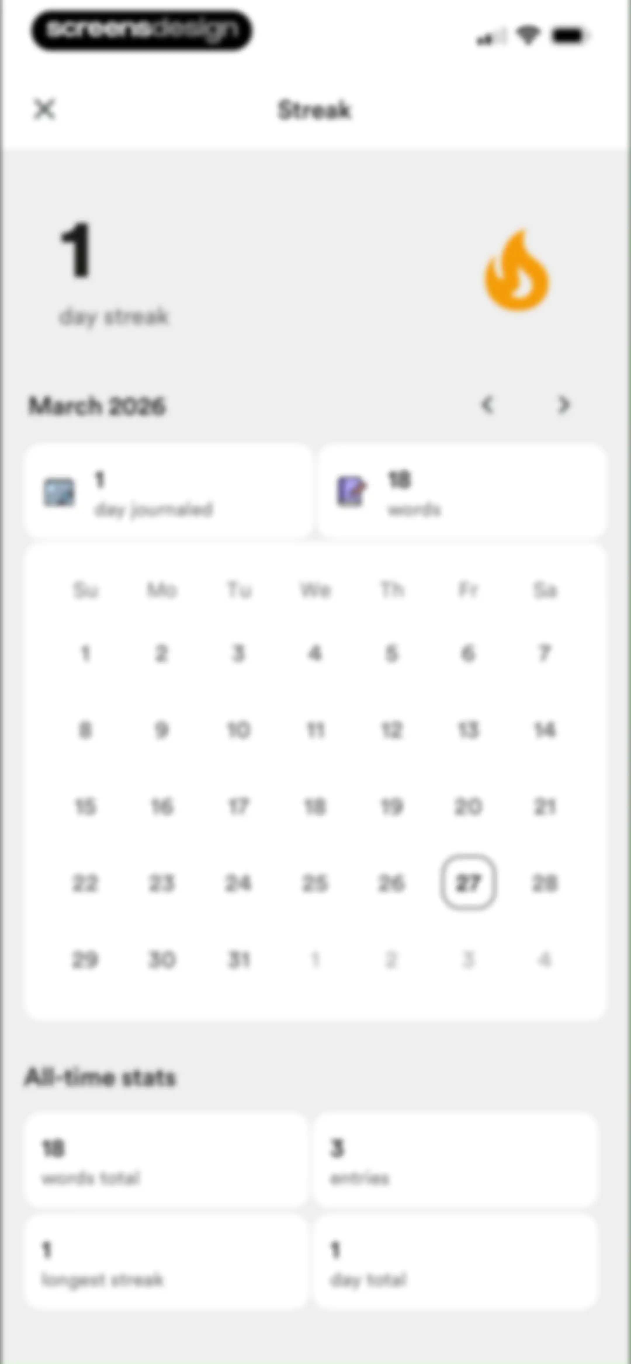 Rosebud: AI Journal & Diary screen 96
