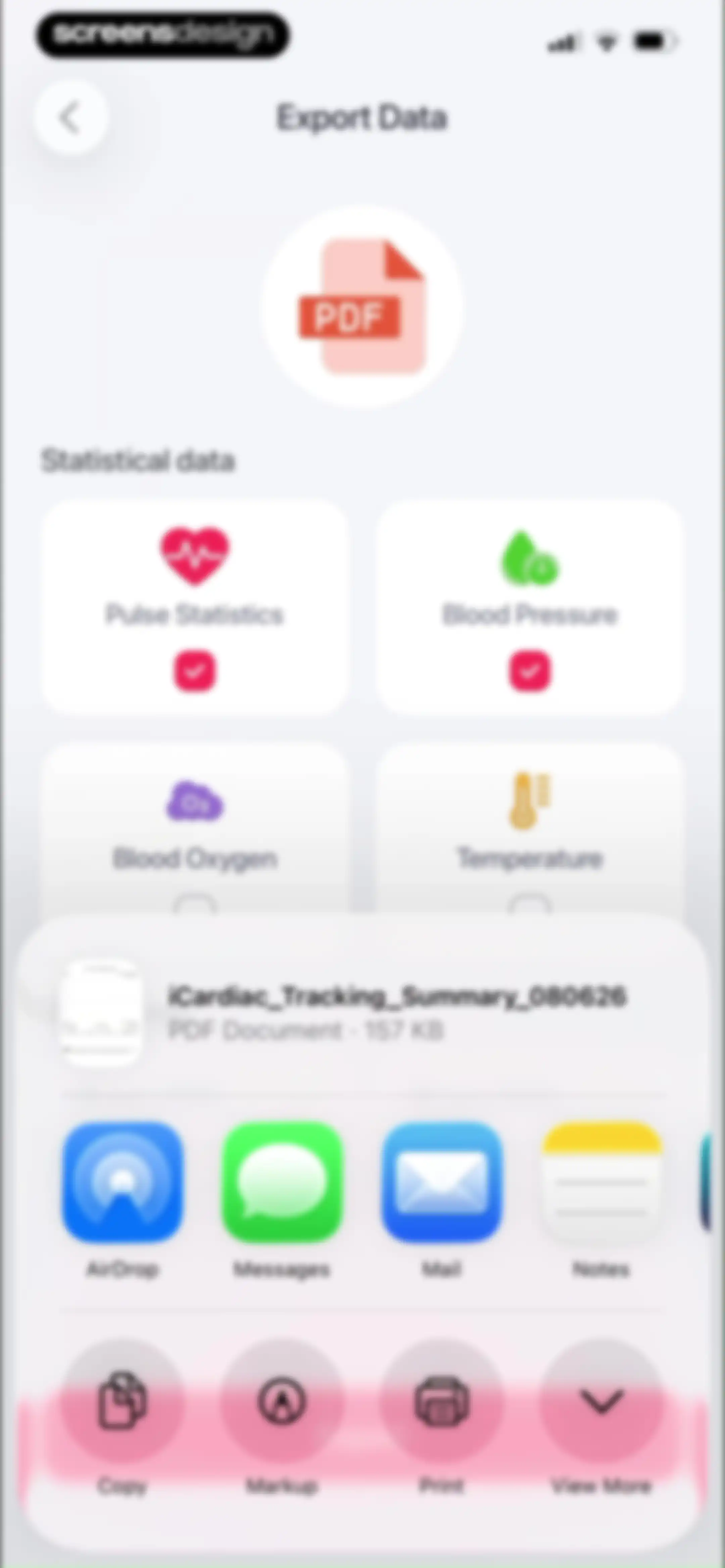 iCardiac: Heart Rate & Health screen 28