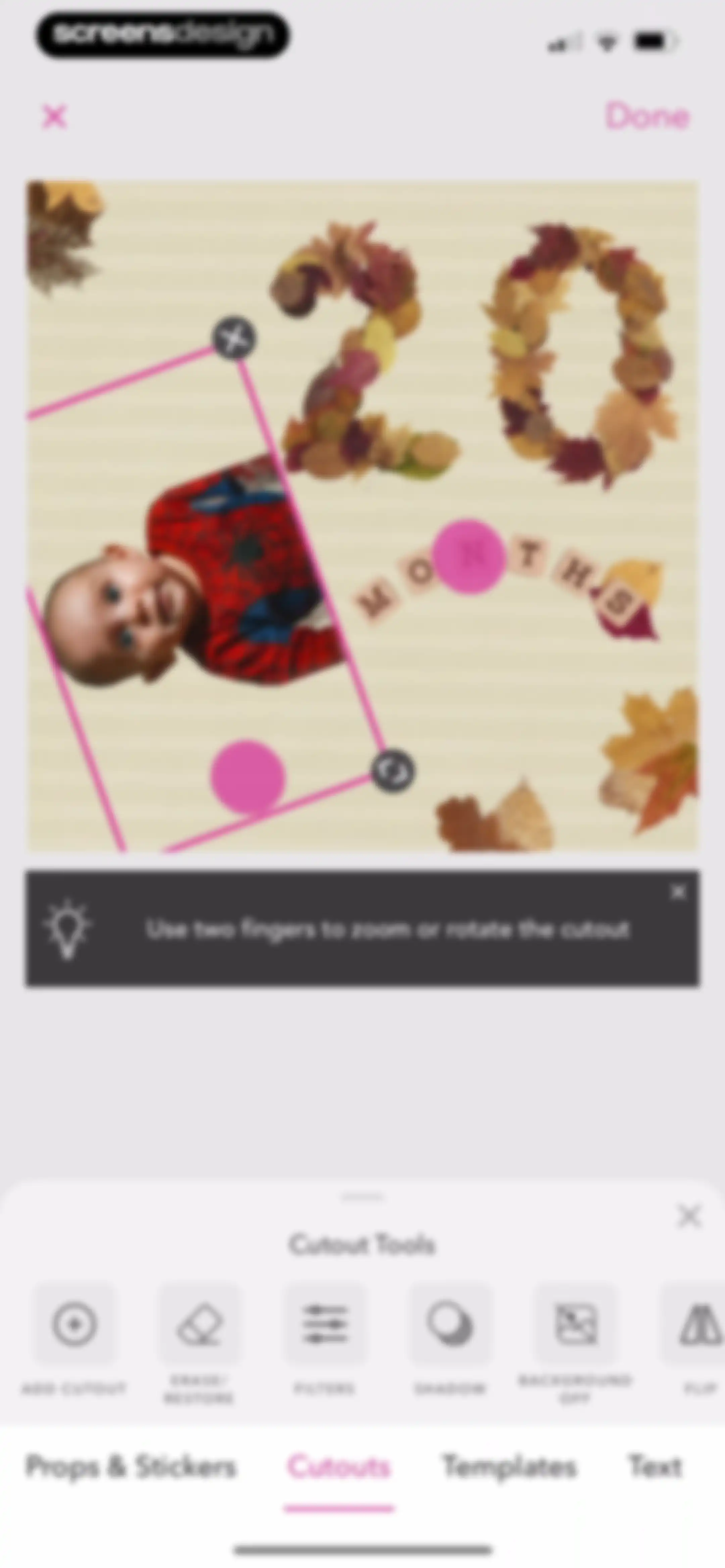 Precious - Baby Photo Art screen 63