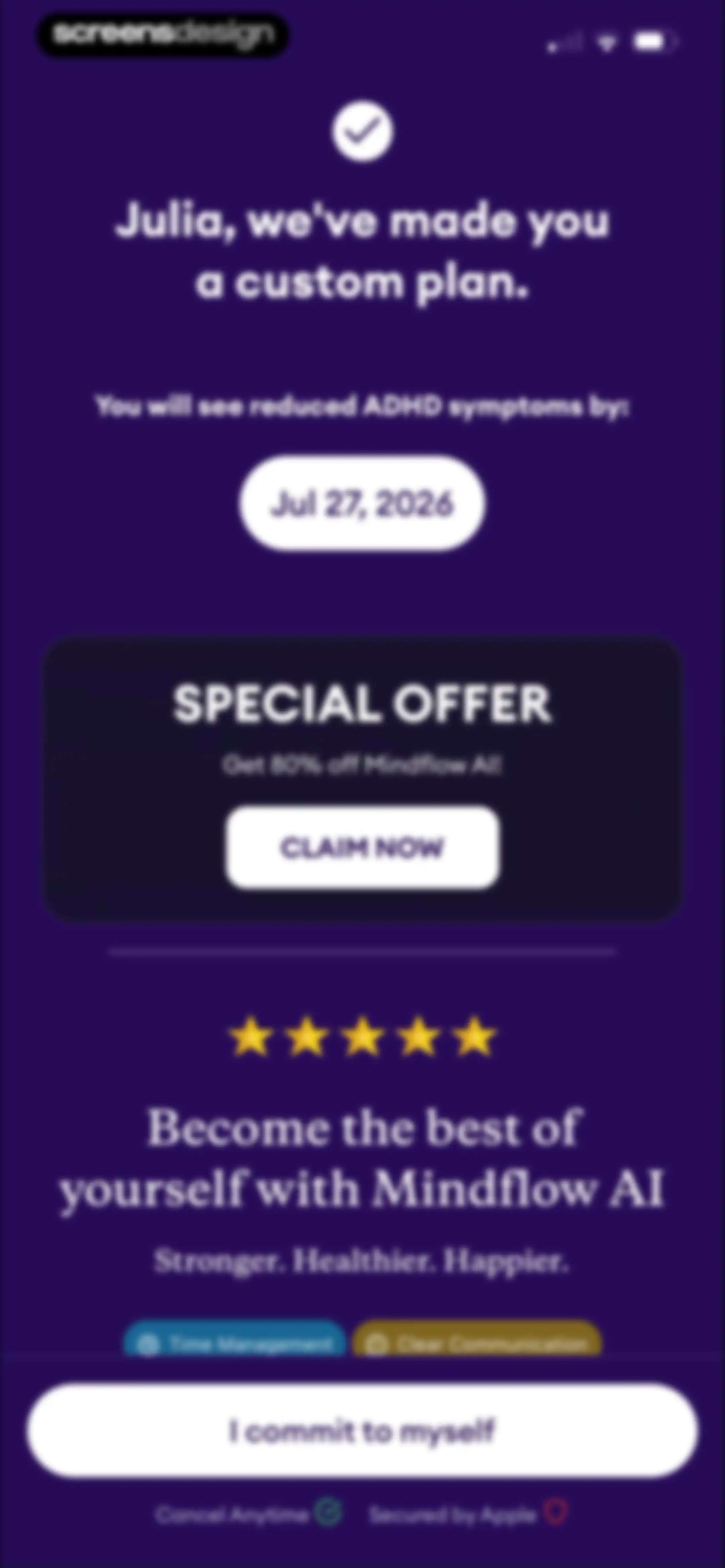 Mindflow AI: Overcome ADHD screen 50