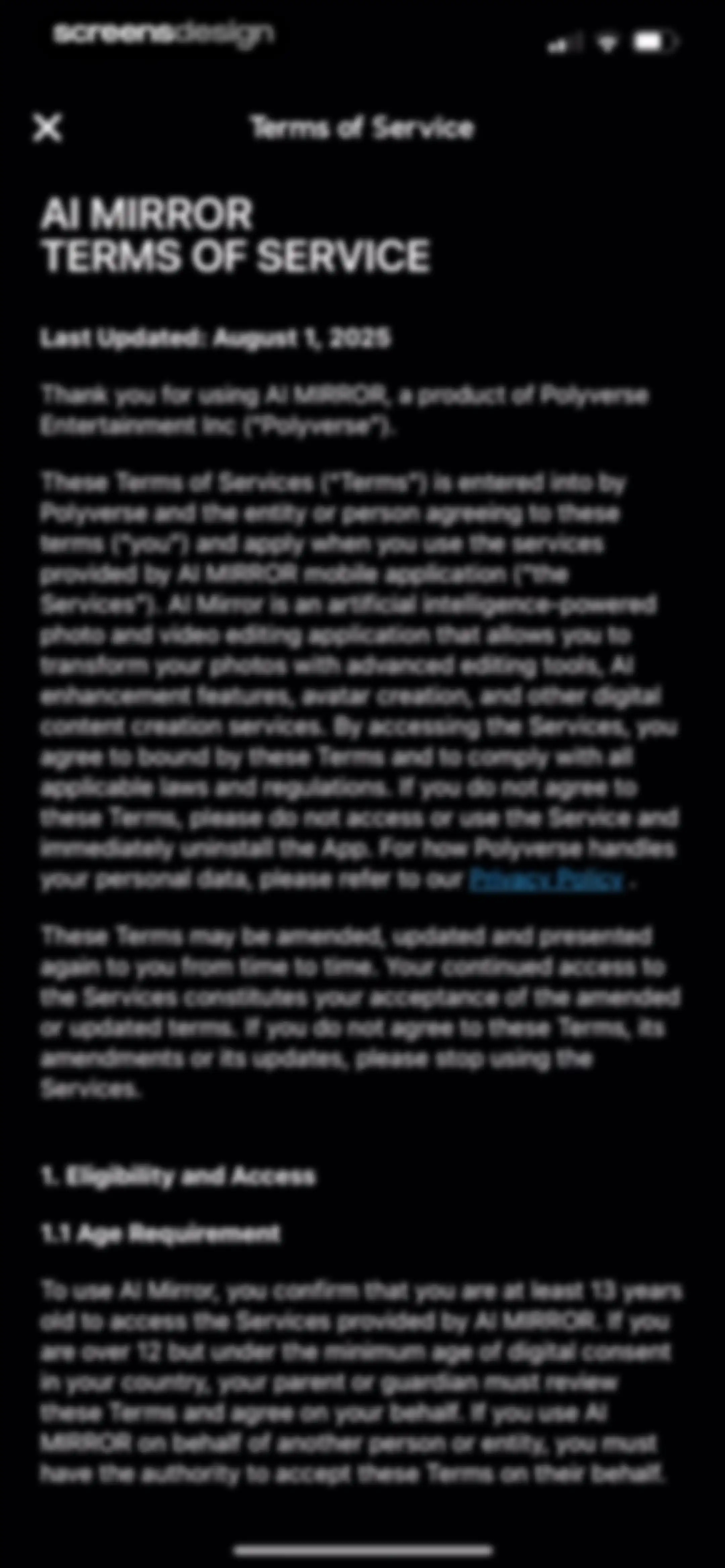 AI Mirror: AI Photo Editor screen 130