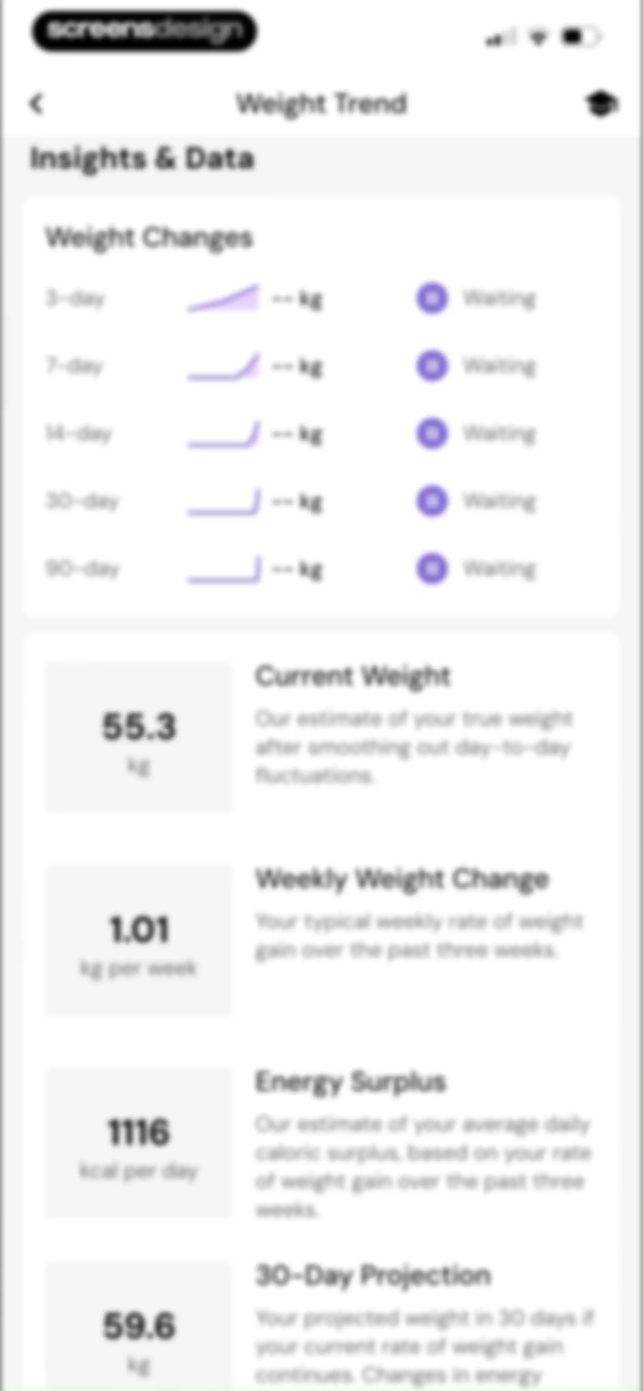 MacroFactor Workouts - Tracker screen 125