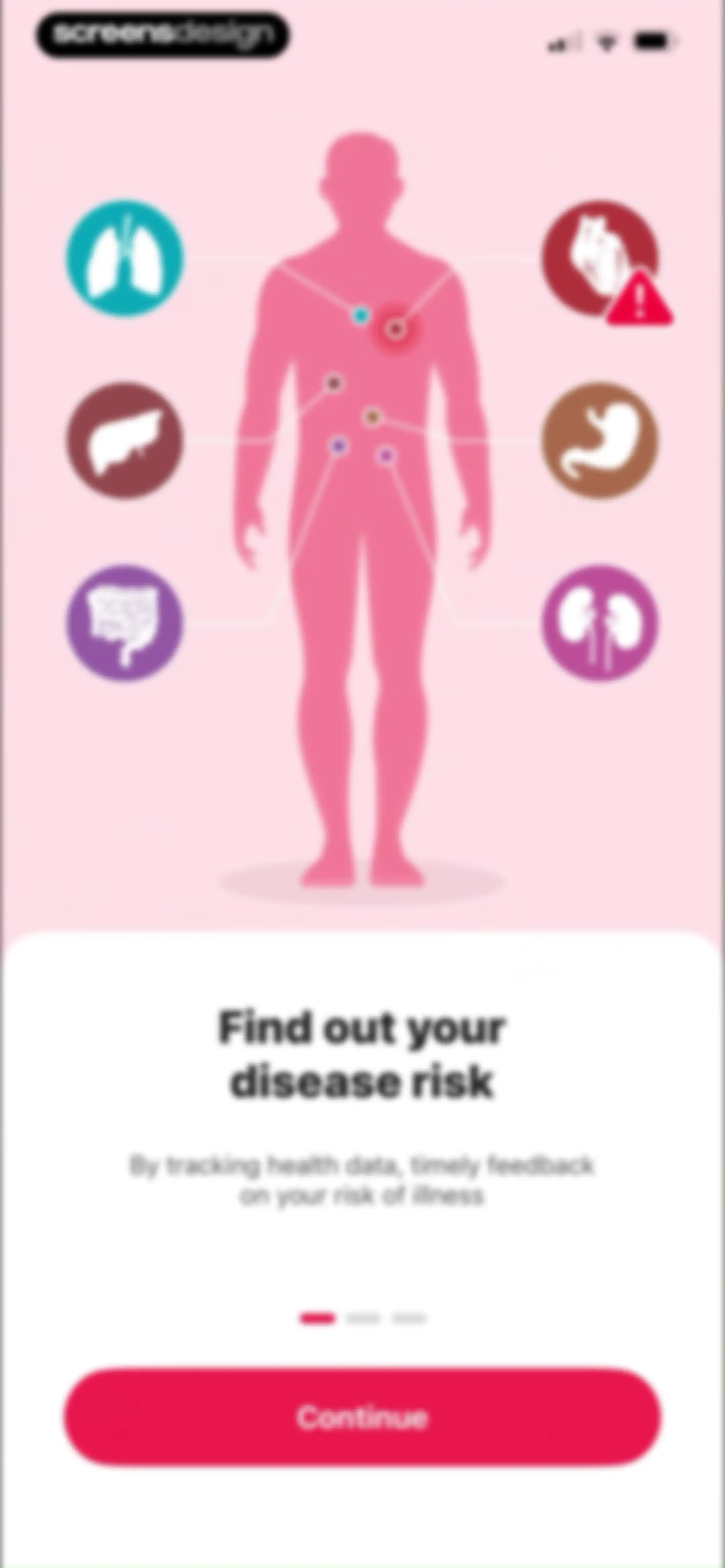 Health Tracker- HeartRate & BP screen 5