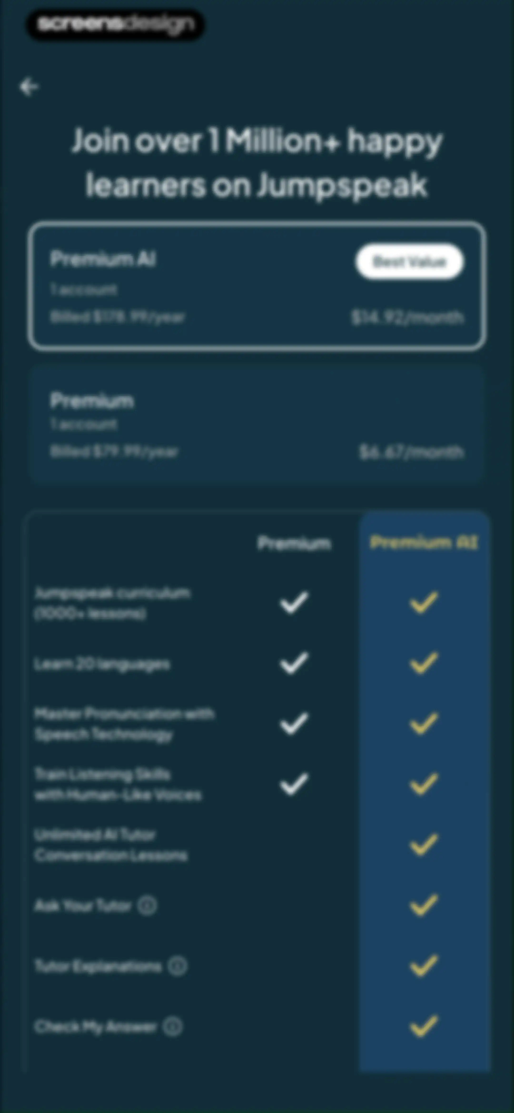 Jumpspeak | Language Learning screen 37