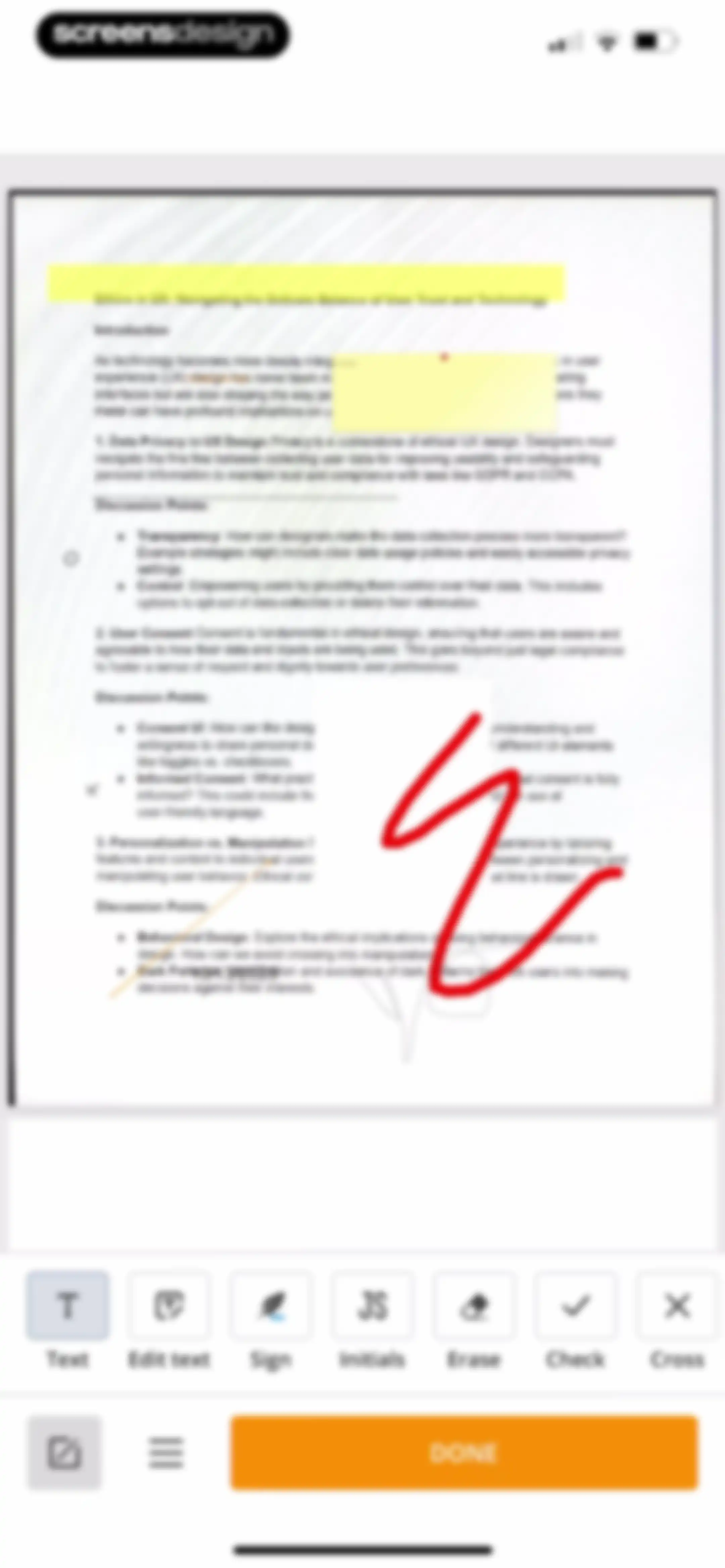 pdfFiller: edit PDF documents screen 95