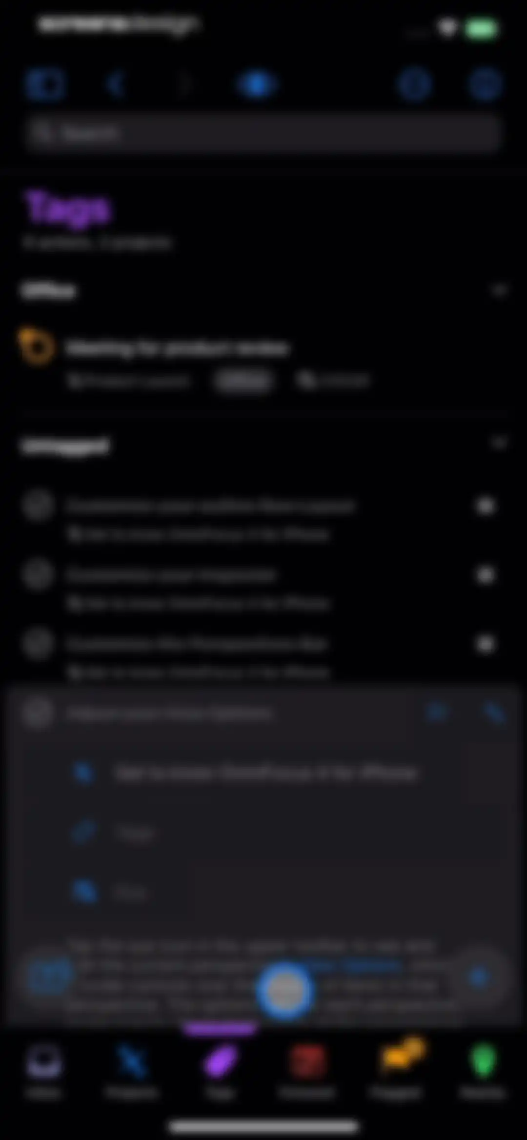 OmniFocus 4 screen 38