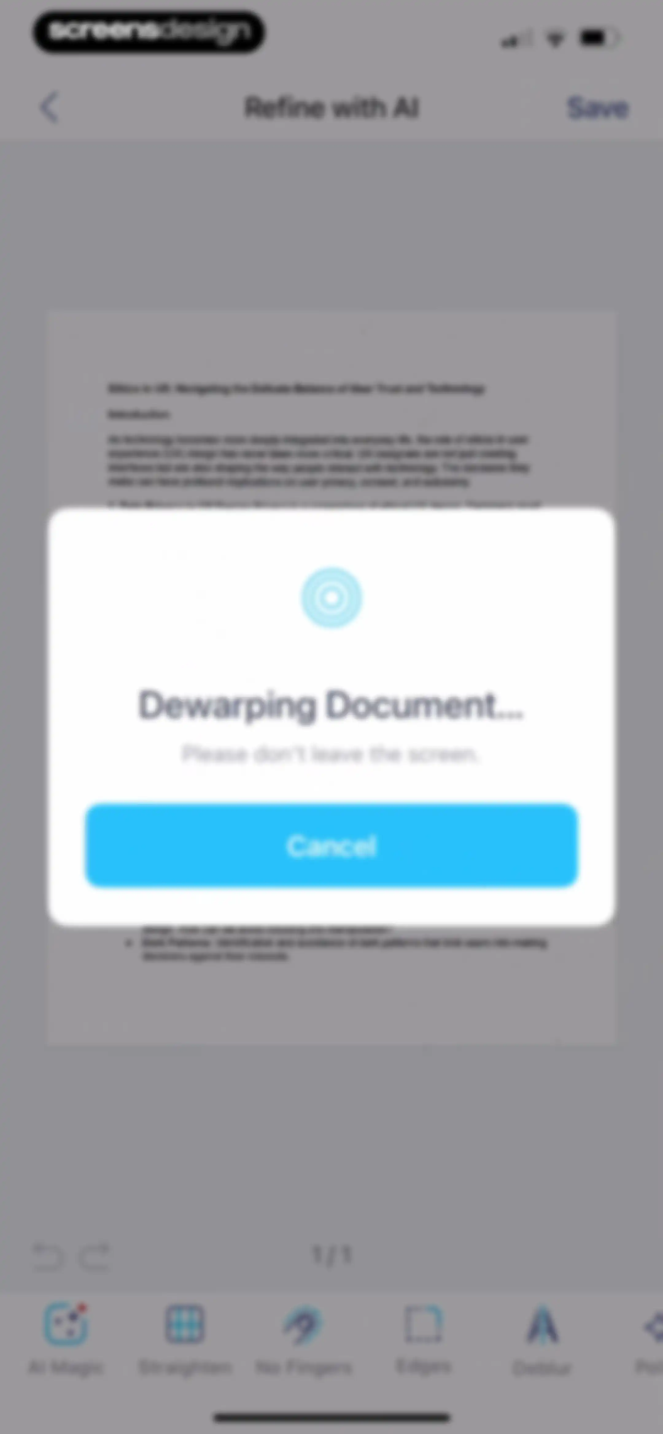 iScanner: PDF Document Scanner screen 34